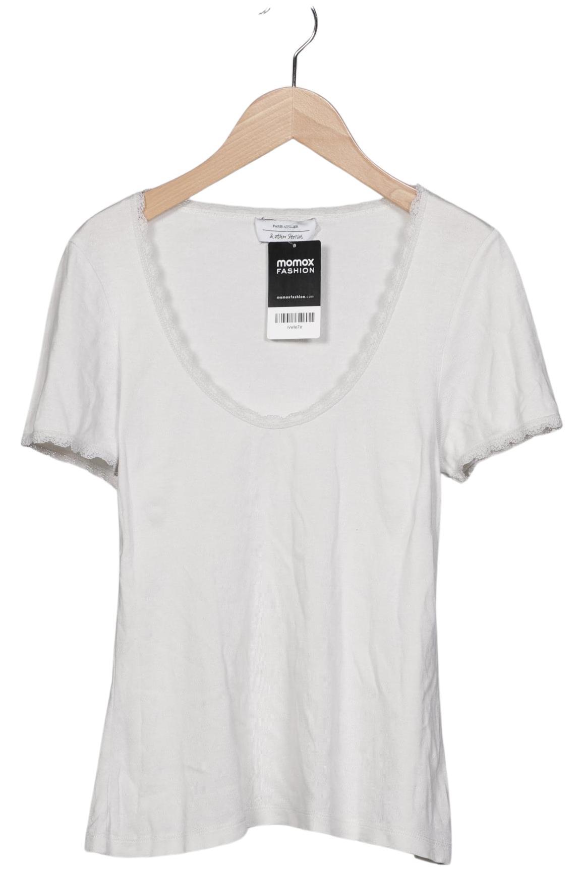 

& Other Stories Damen T-Shirt, weiß, Gr. 36