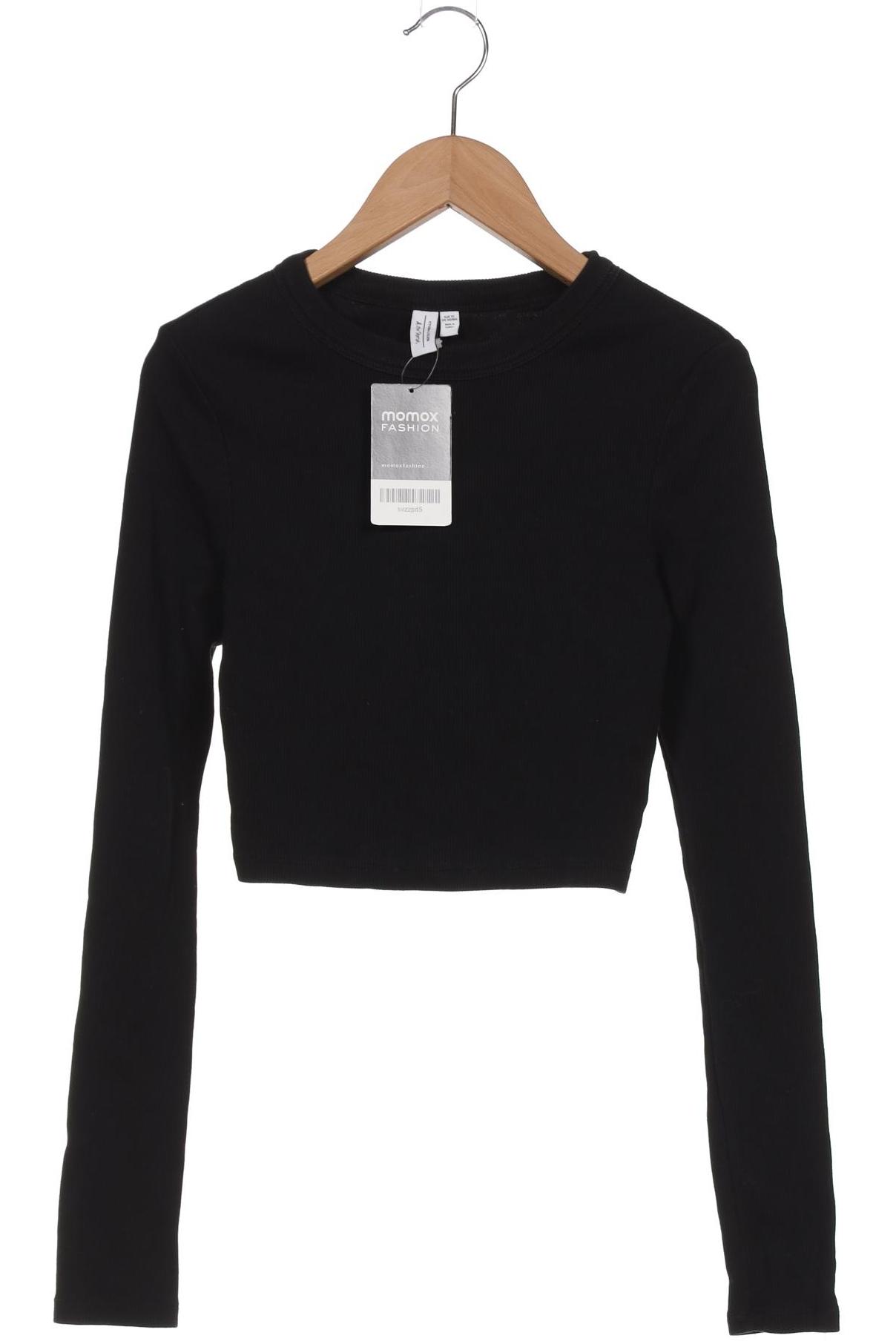 

& Other Stories Damen Langarmshirt, schwarz, Gr. 34