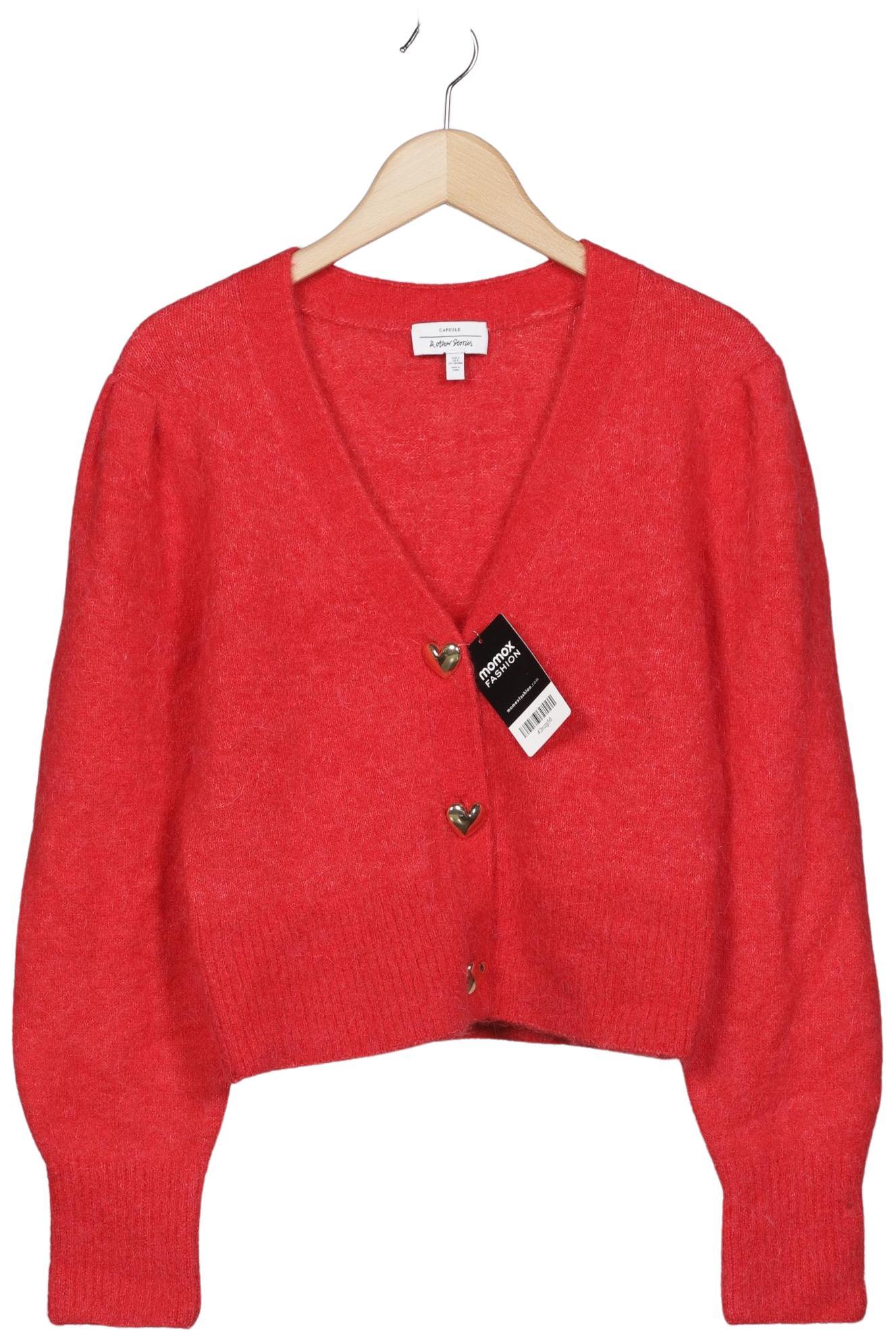 

& Other Stories Damen Strickjacke, rot, Gr. 36
