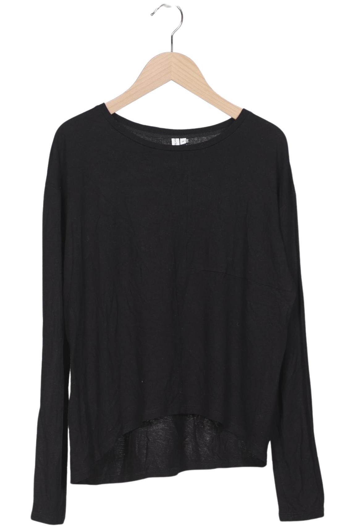 

& Other Stories Damen Langarmshirt, schwarz, Gr. 36
