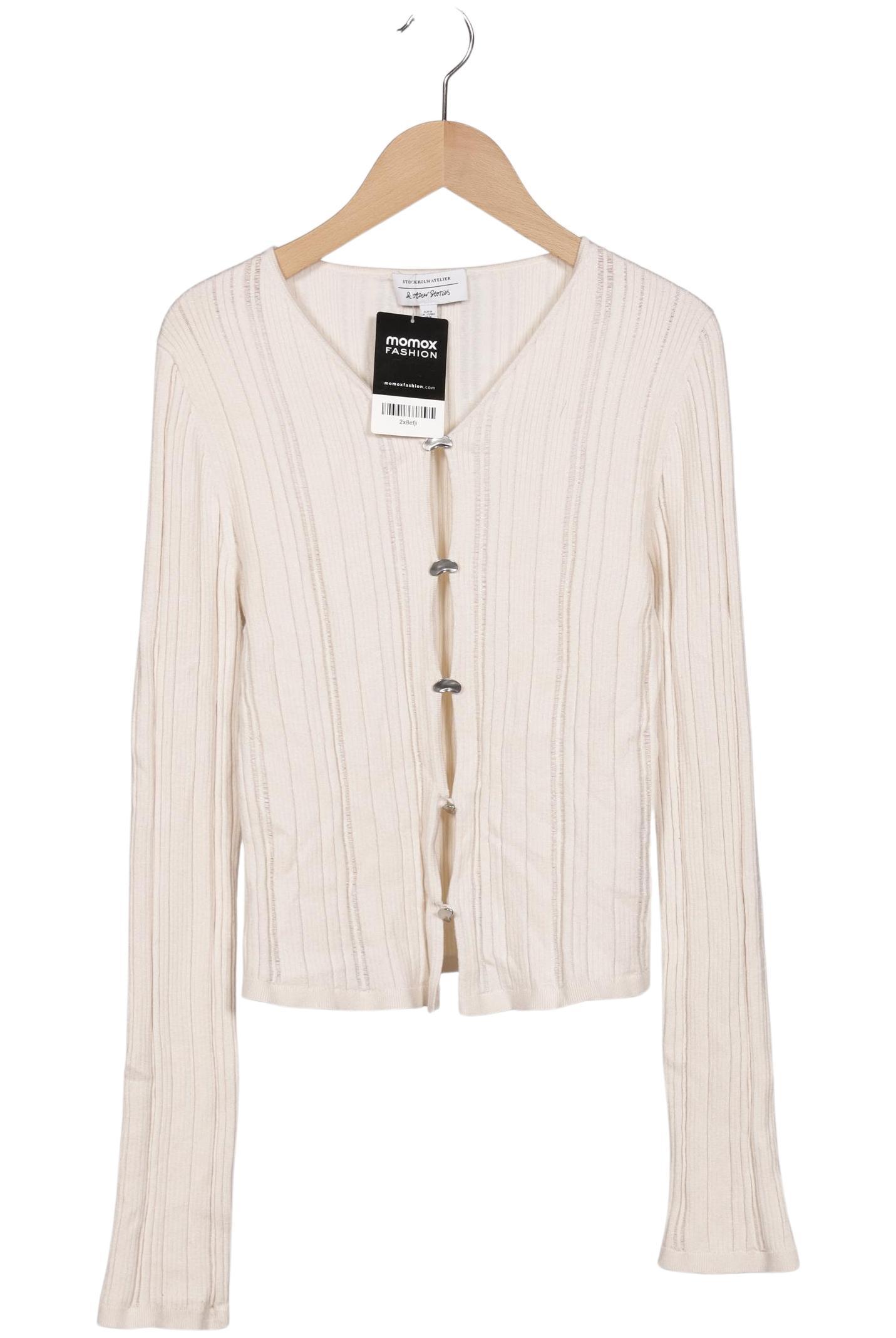 

& Other Stories Damen Strickjacke, cremeweiß, Gr. 38