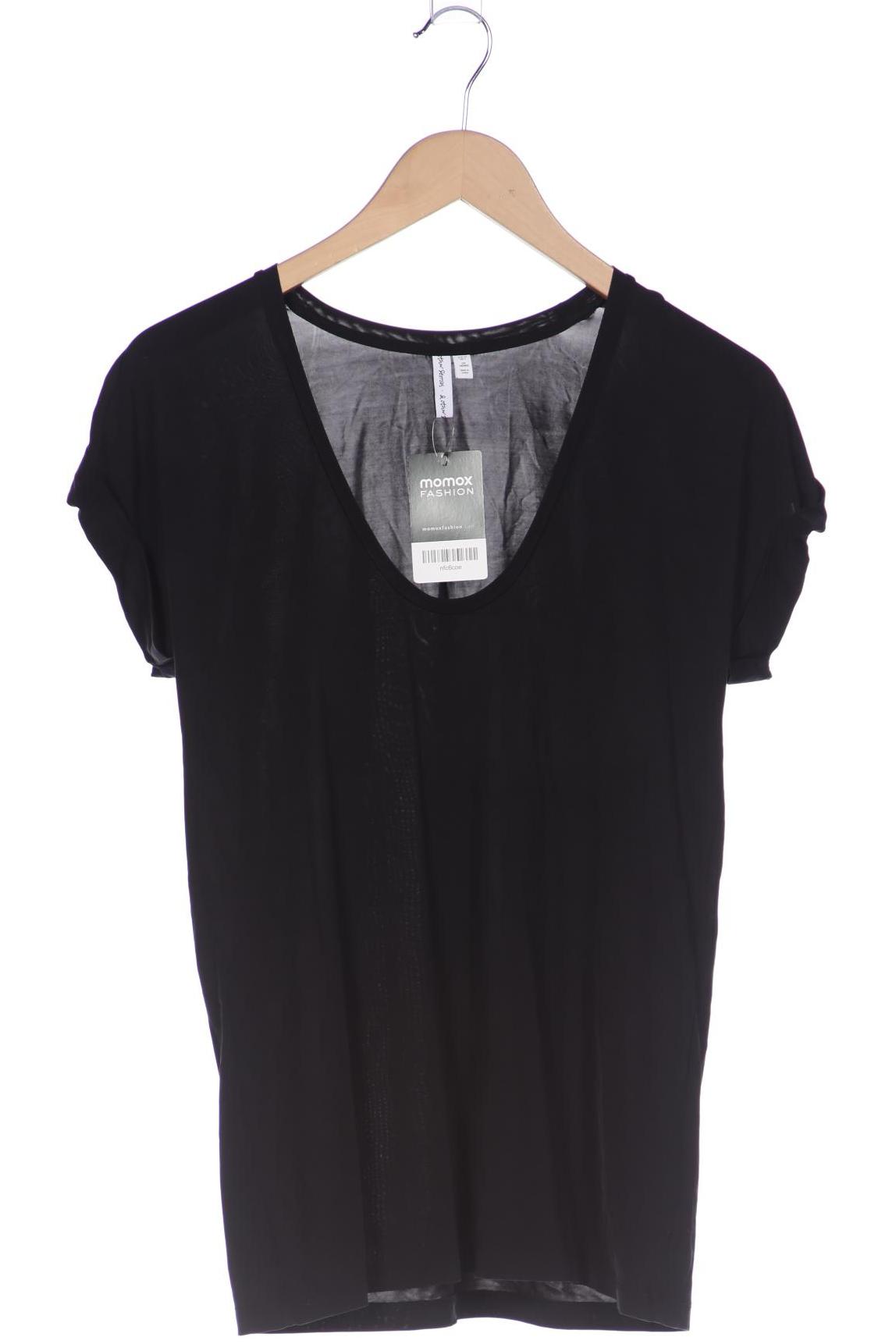 

& Other Stories Damen T-Shirt, schwarz, Gr. 34