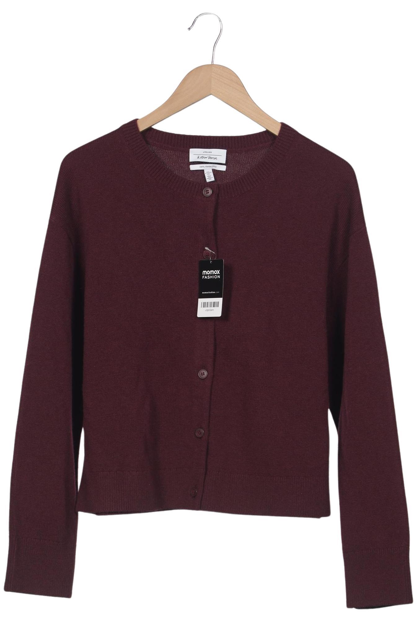 

& Other Stories Damen Strickjacke, bordeaux, Gr. 42