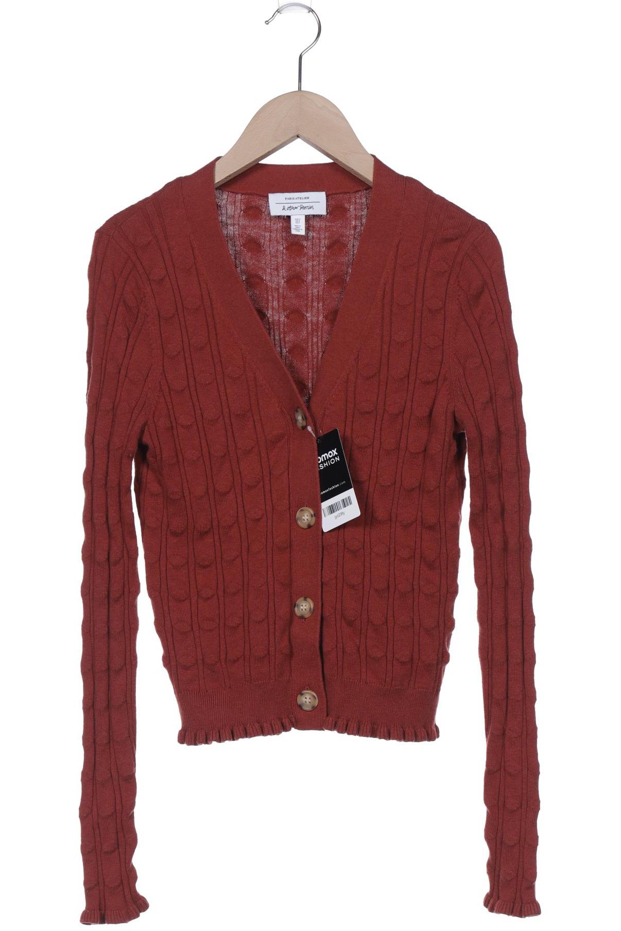 

& Other Stories Damen Strickjacke, rot, Gr. 36