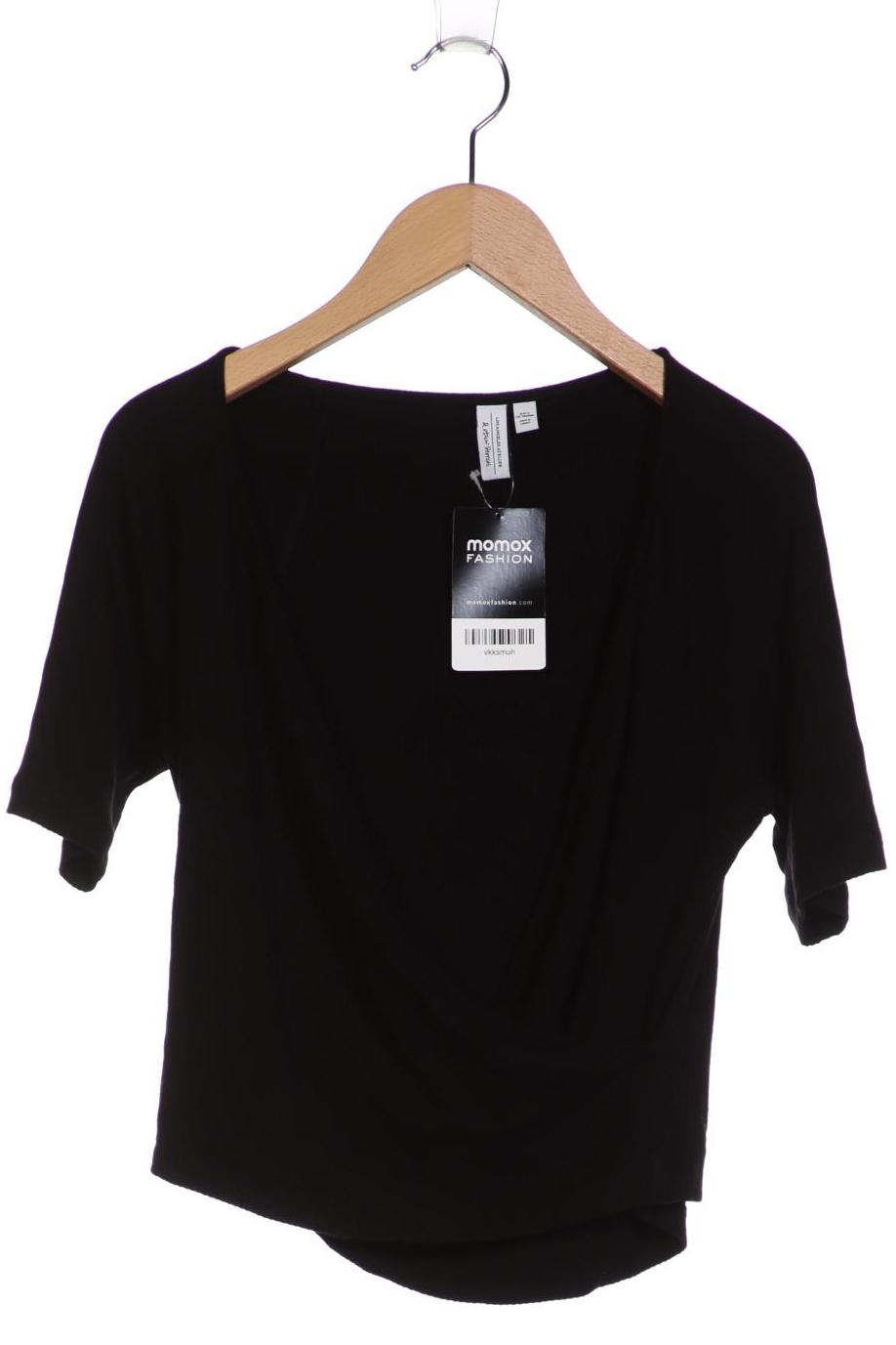 

& Other Stories Damen T-Shirt, schwarz, Gr. 36