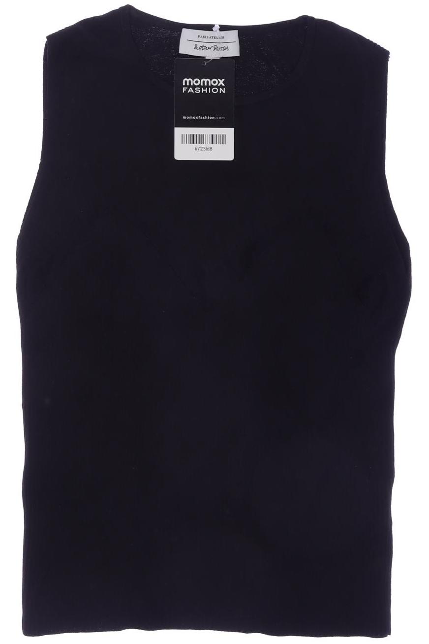 

& Other Stories Damen Top, schwarz, Gr. 36