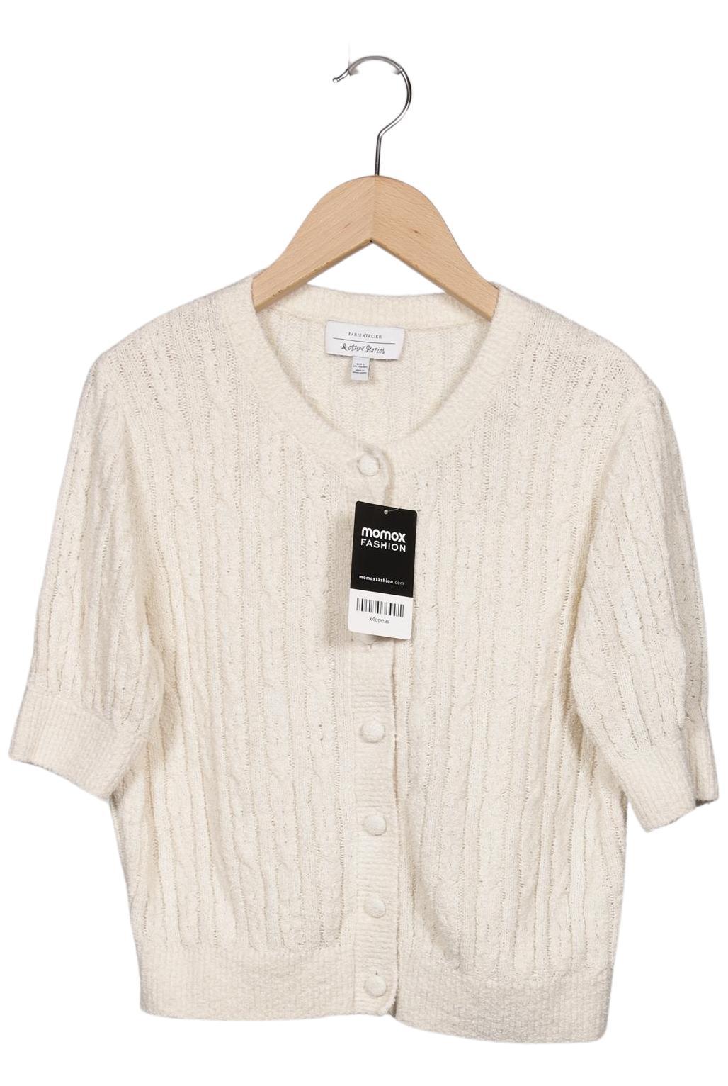 

& Other Stories Damen Strickjacke, cremeweiß, Gr. 36