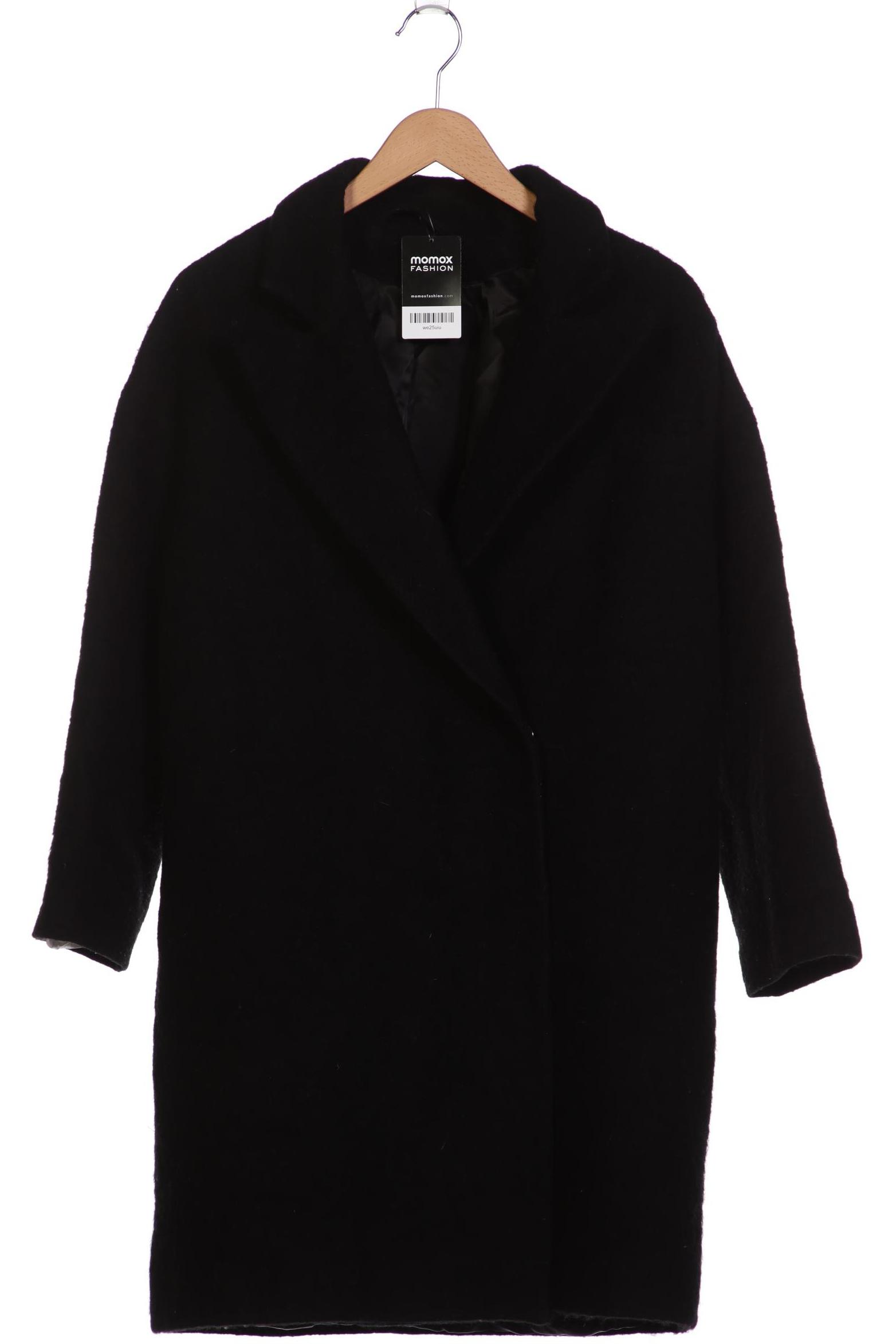 

& Other Stories Damen Mantel, schwarz, Gr. 38