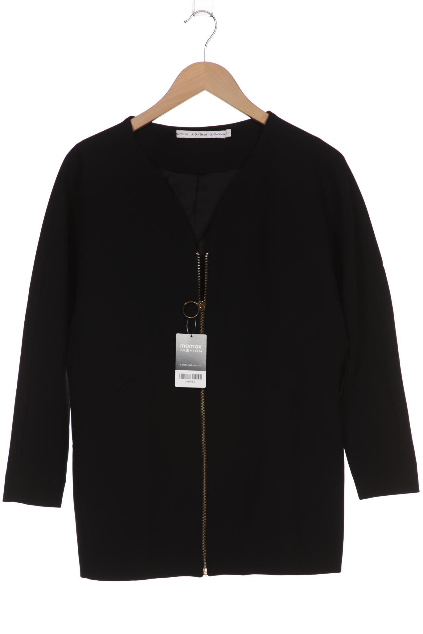 

& Other Stories Damen Mantel, schwarz, Gr. 36