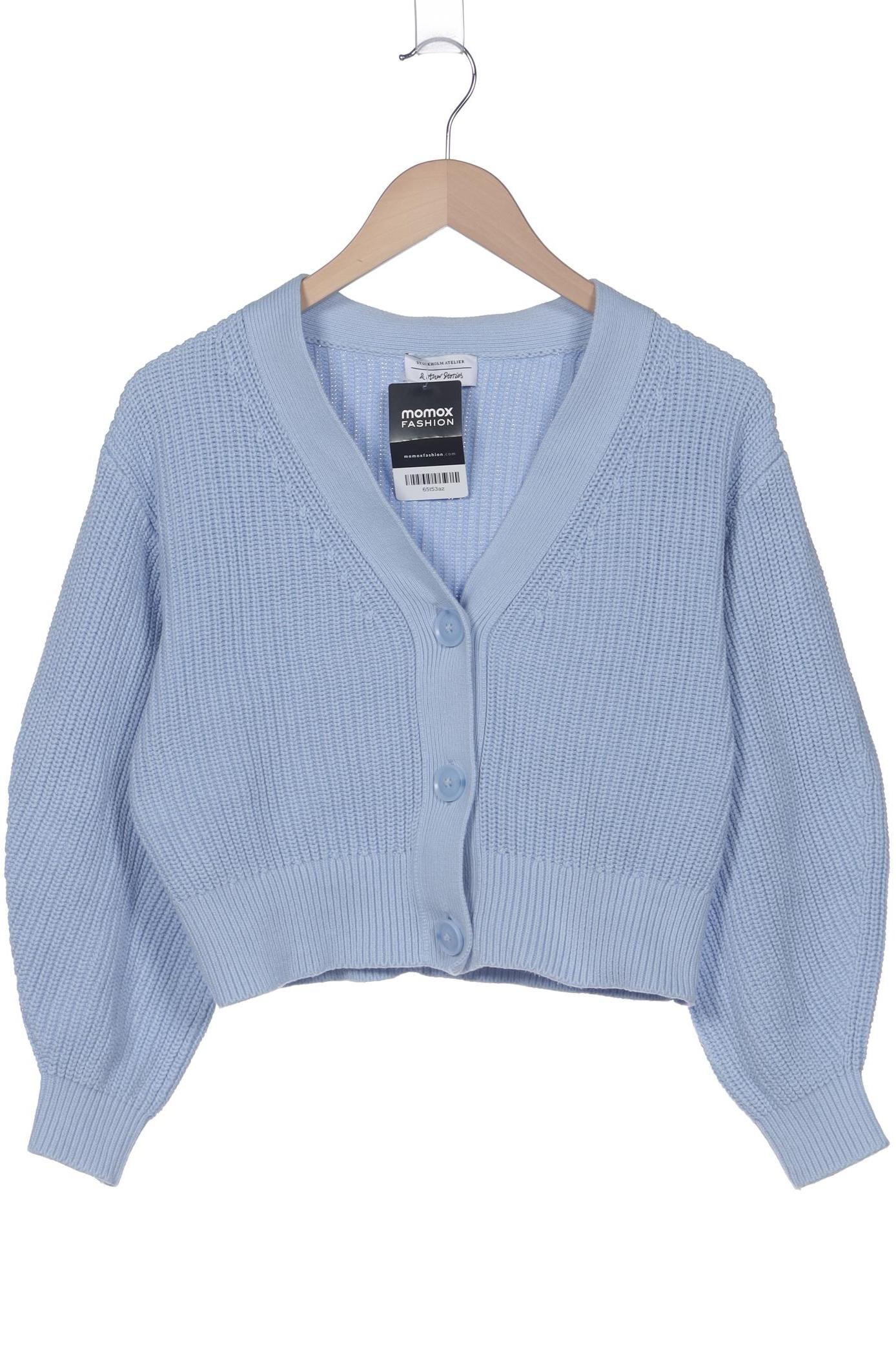 

& Other Stories Damen Strickjacke, hellblau, Gr. 34