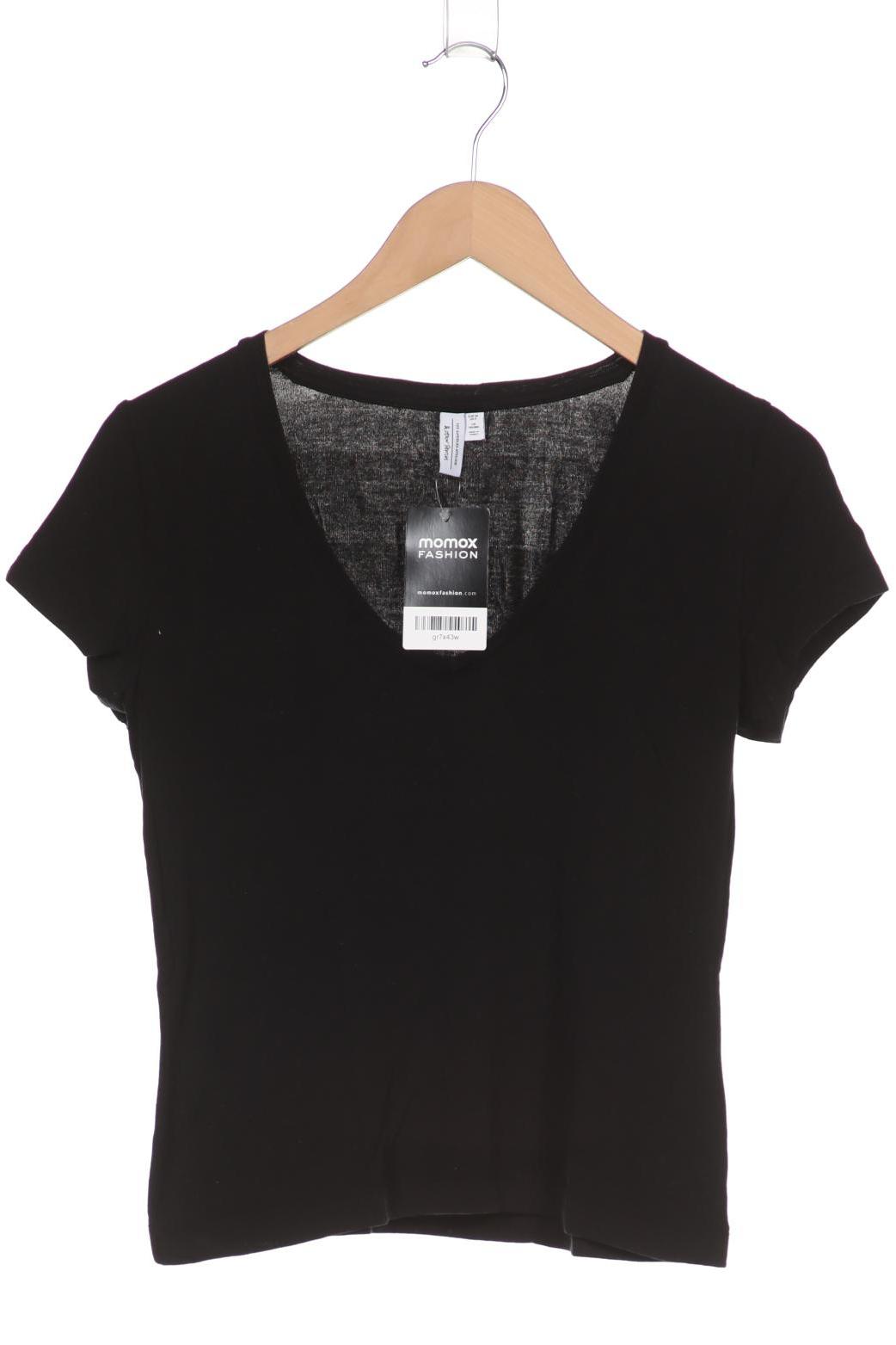 

& Other Stories Damen T-Shirt, schwarz, Gr. 38