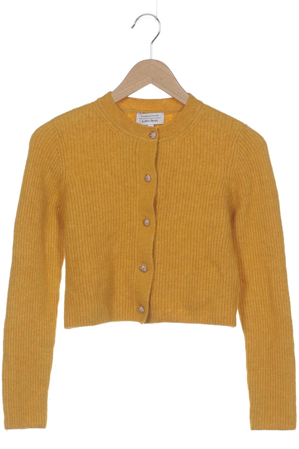 

& Other Stories Damen Strickjacke, gelb, Gr. 34