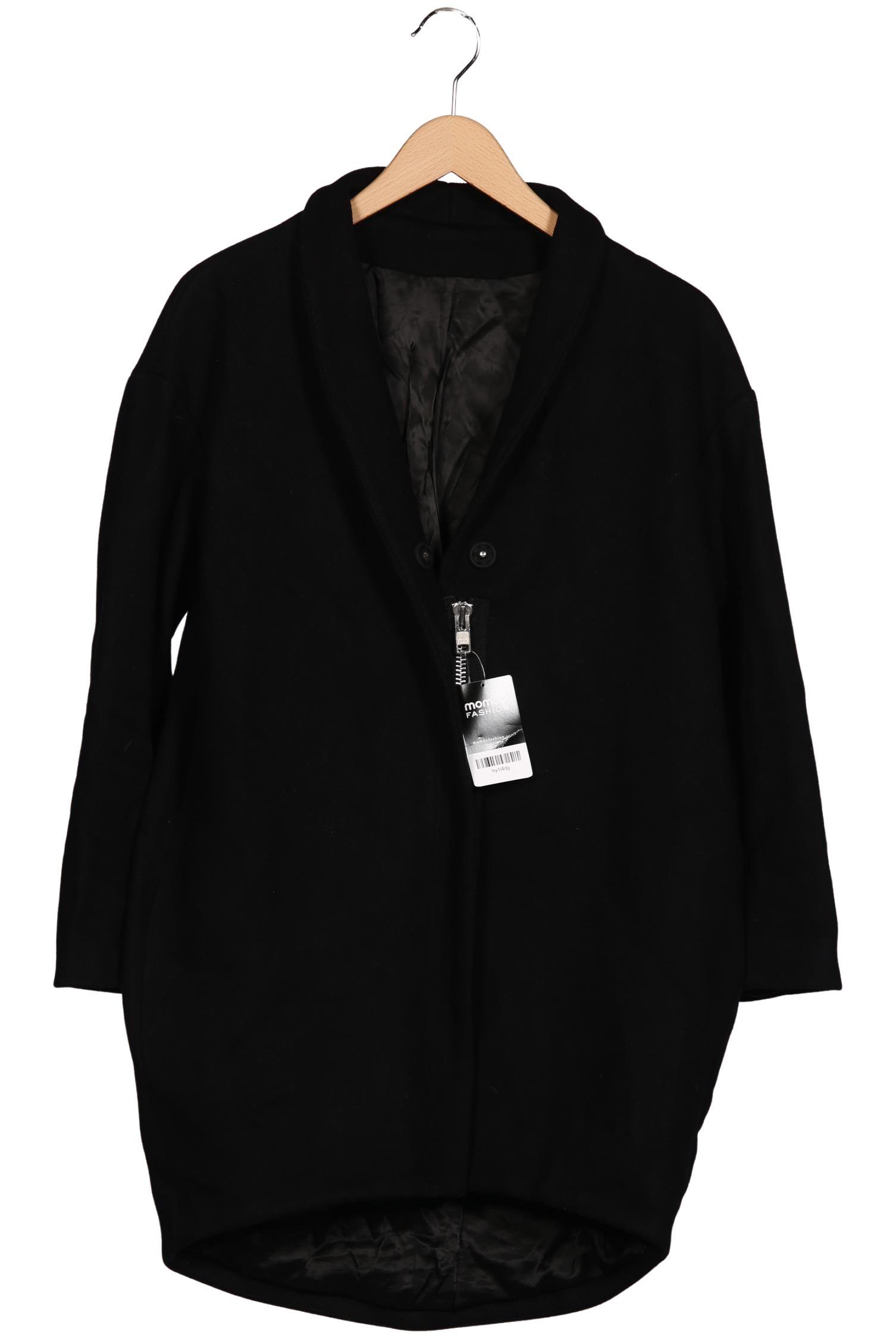 

& Other Stories Damen Mantel, schwarz, Gr. 34