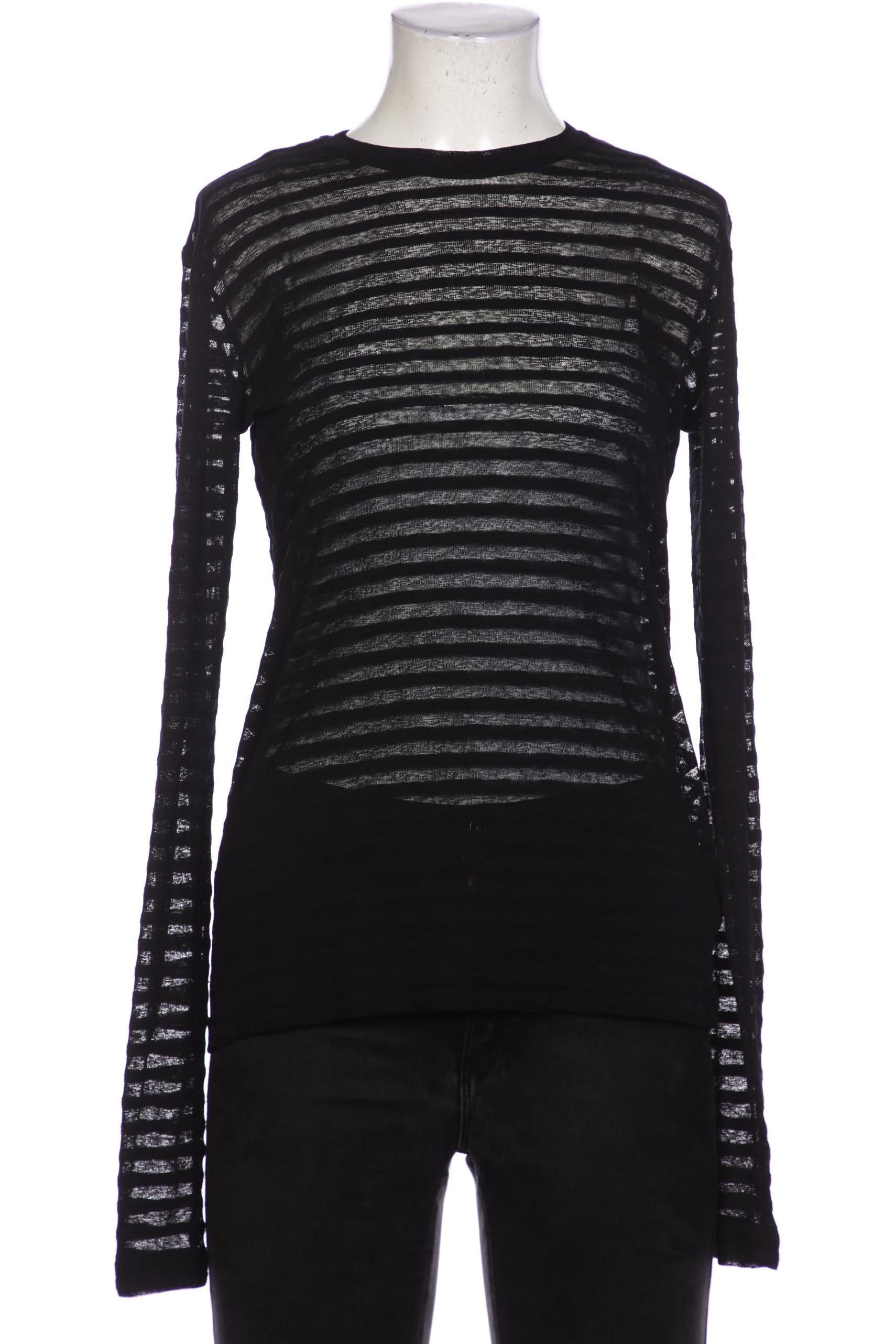 

& Other Stories Damen Langarmshirt, schwarz, Gr. 36