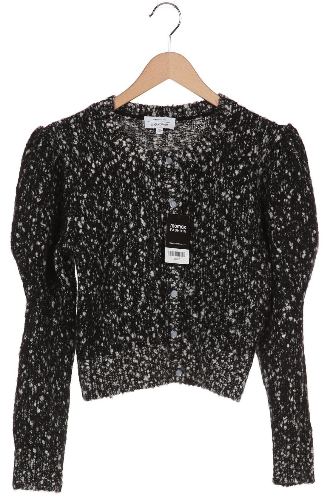 

& Other Stories Damen Strickjacke, schwarz, Gr. 36