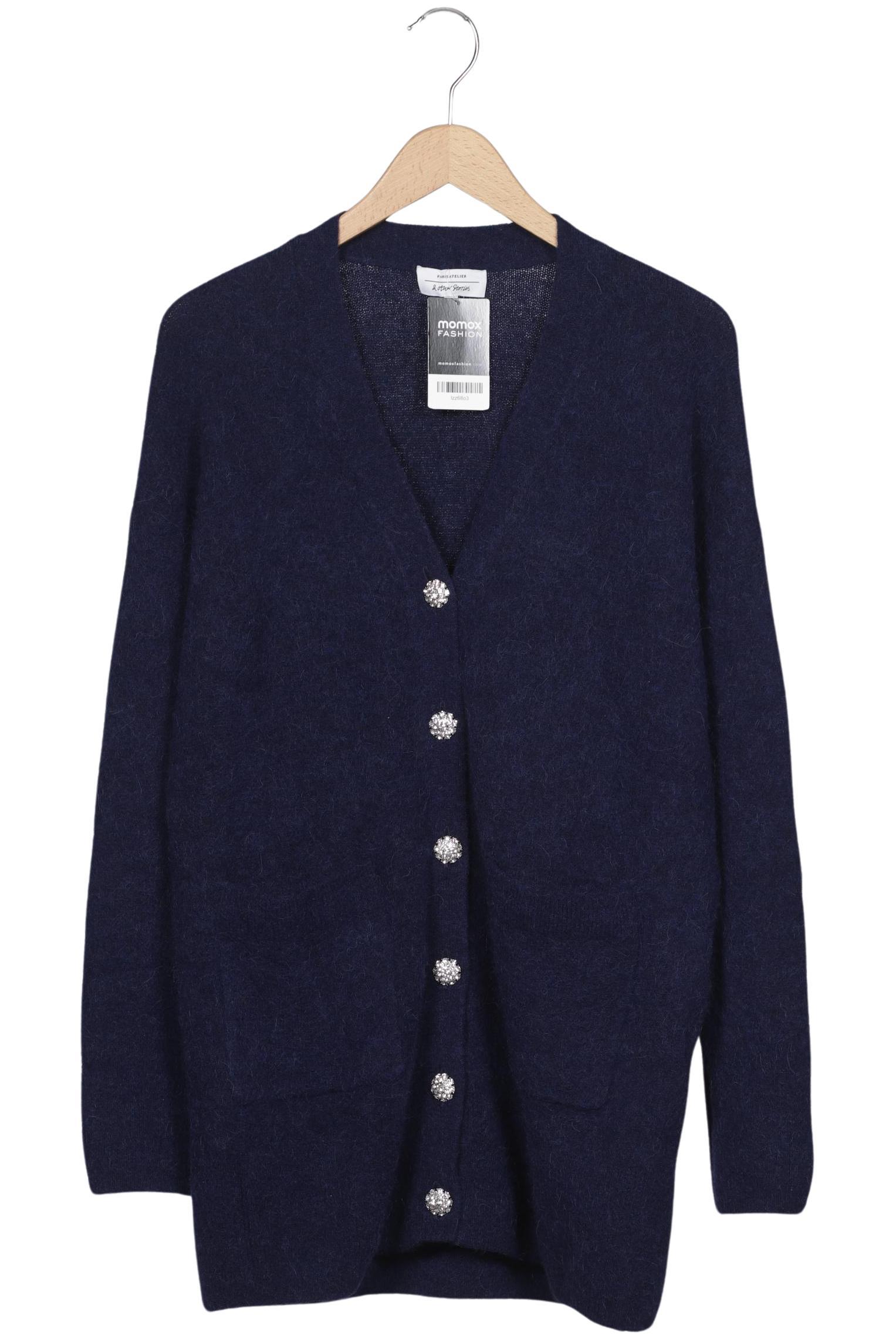 

& Other Stories Damen Strickjacke, marineblau, Gr. 38