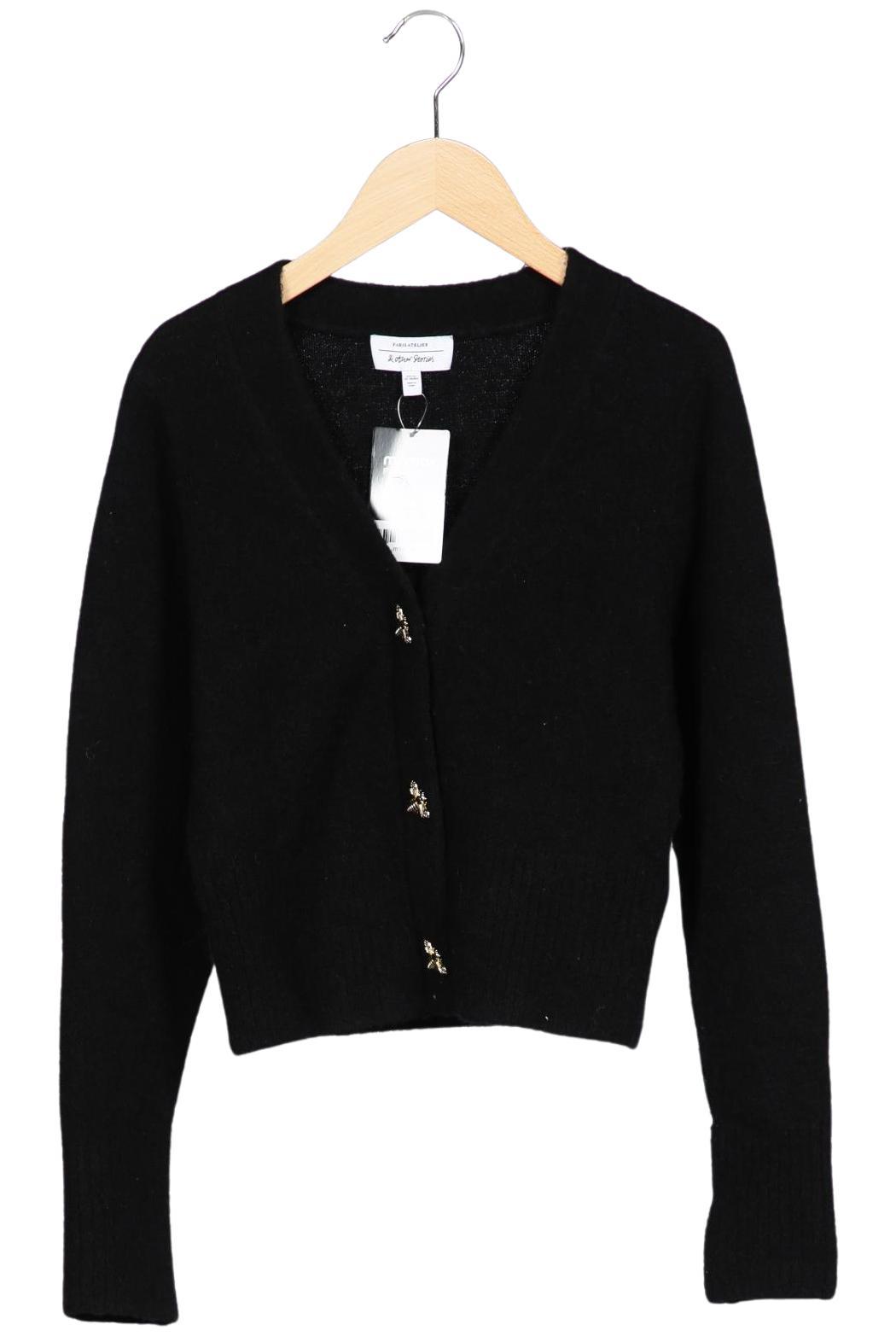 

& Other Stories Damen Strickjacke, schwarz, Gr. 34