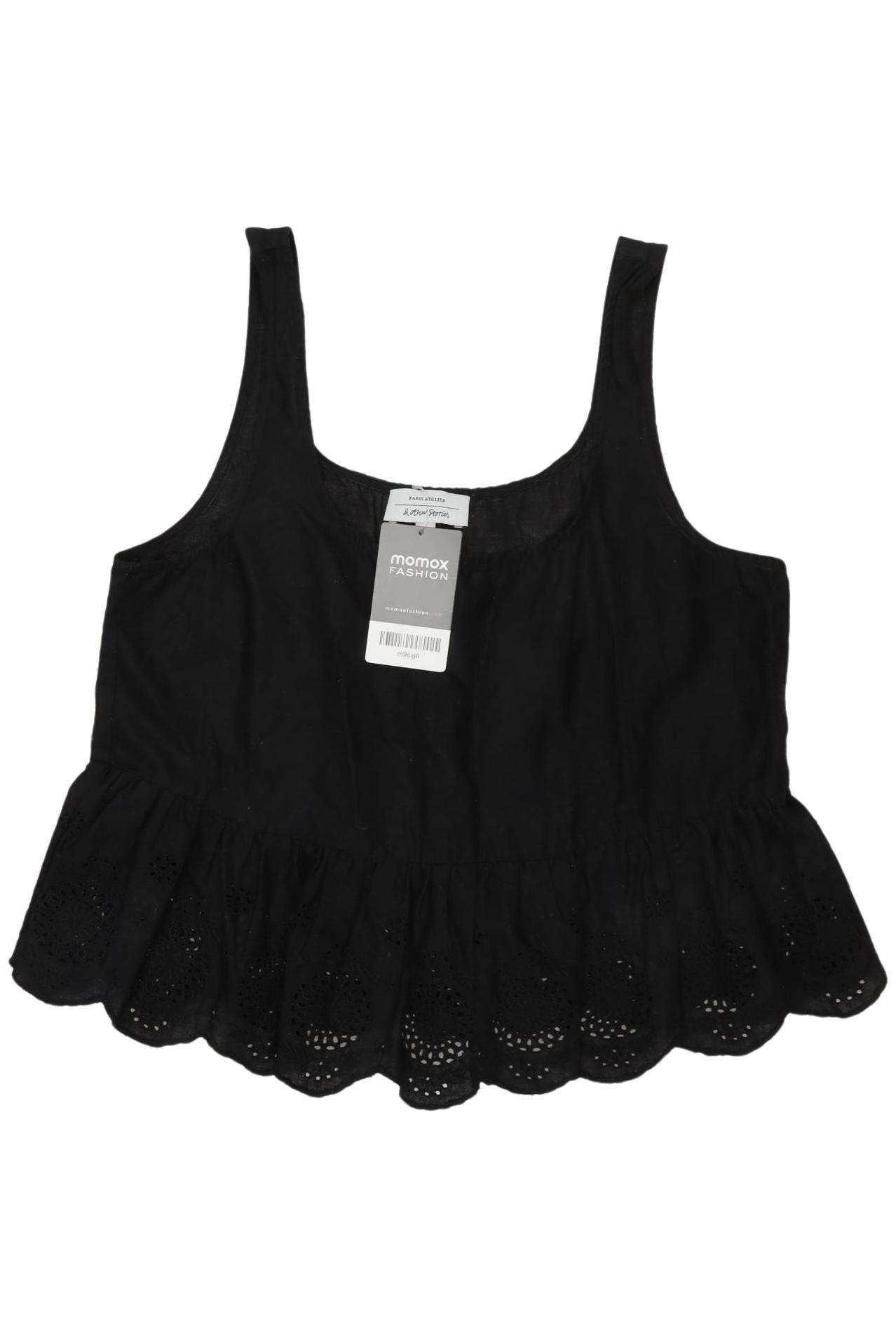 

& Other Stories Damen Top, schwarz, Gr. 36