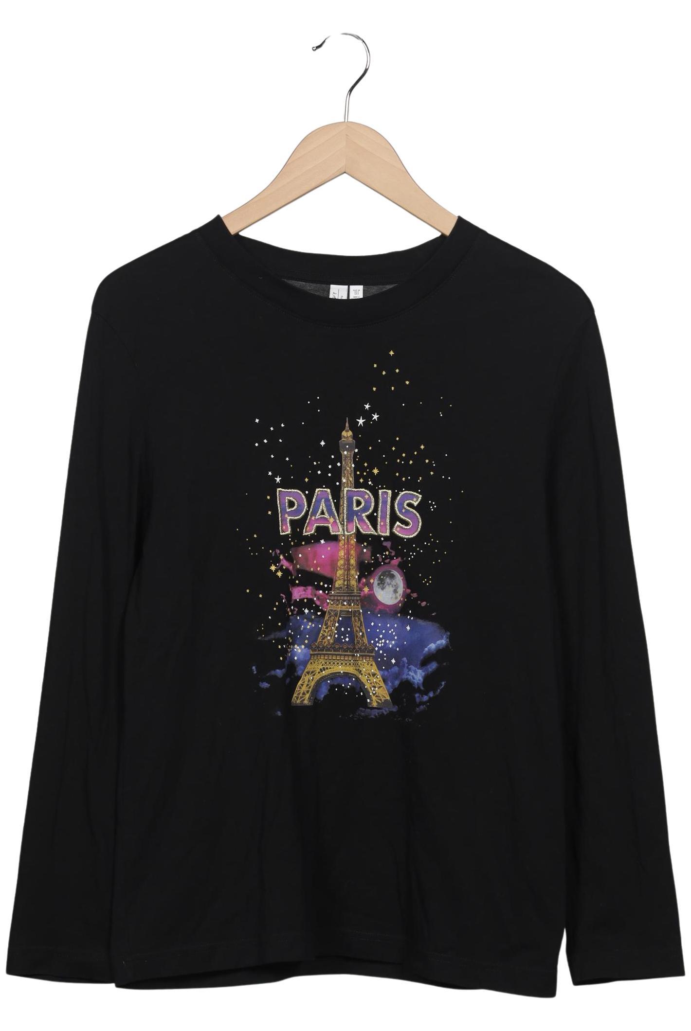 

& Other Stories Damen Langarmshirt, schwarz, Gr. 38