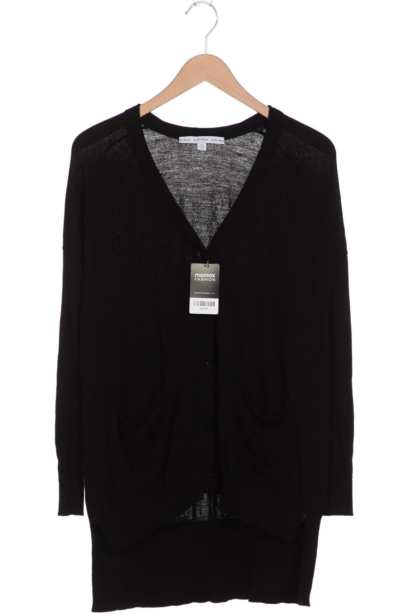 

& Other Stories Damen Strickjacke, schwarz, Gr. 36
