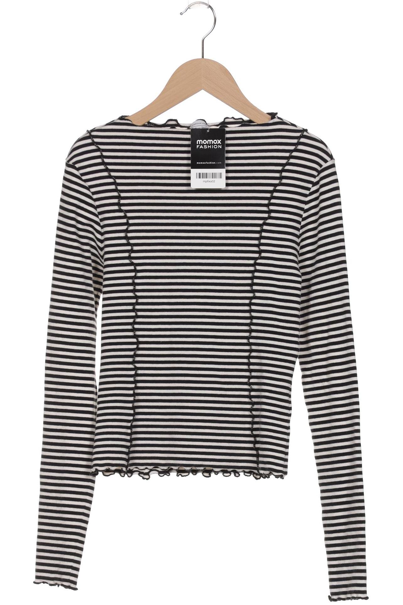 

& Other Stories Damen Langarmshirt, schwarz, Gr. 36
