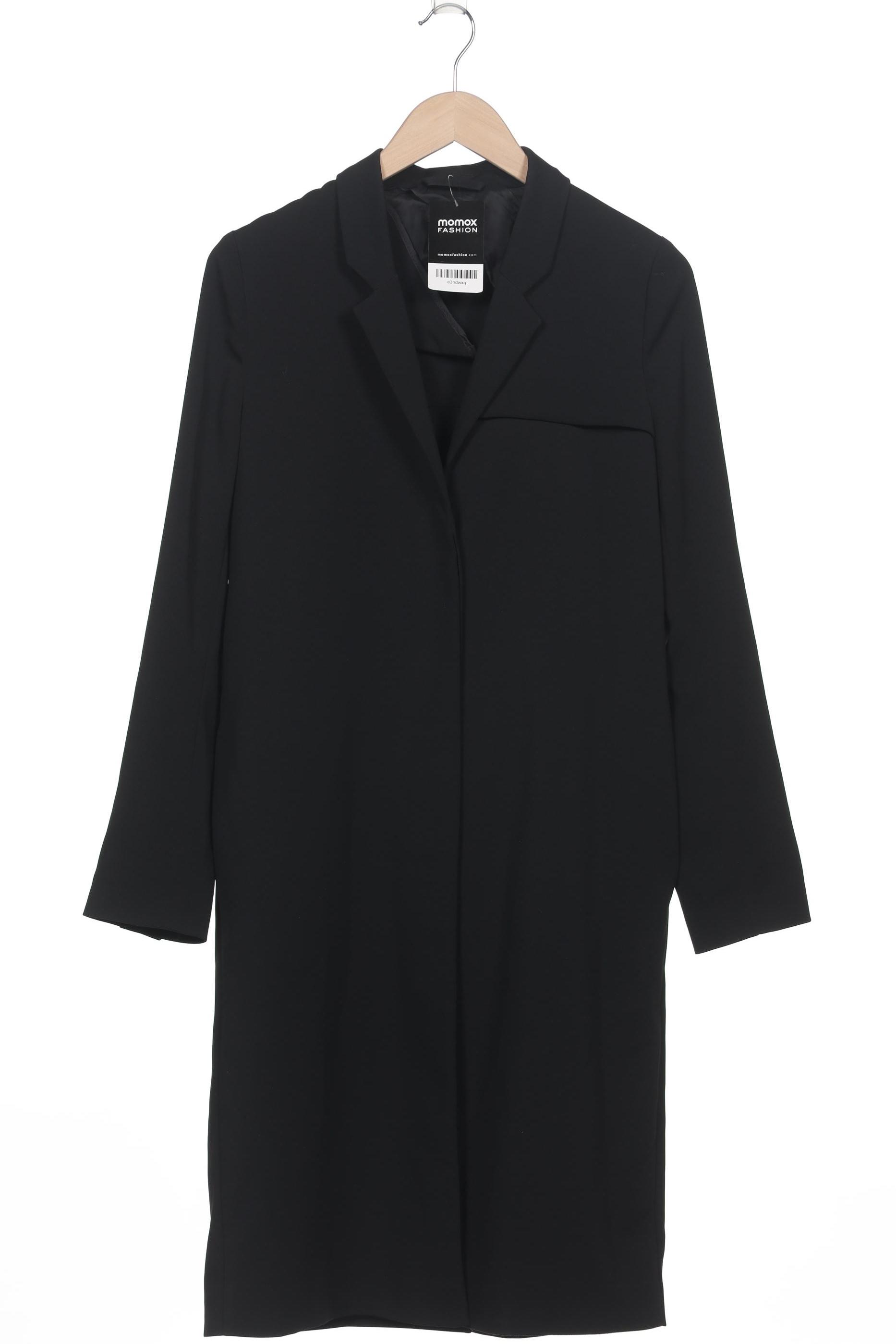 

& Other Stories Damen Mantel, schwarz, Gr. 38
