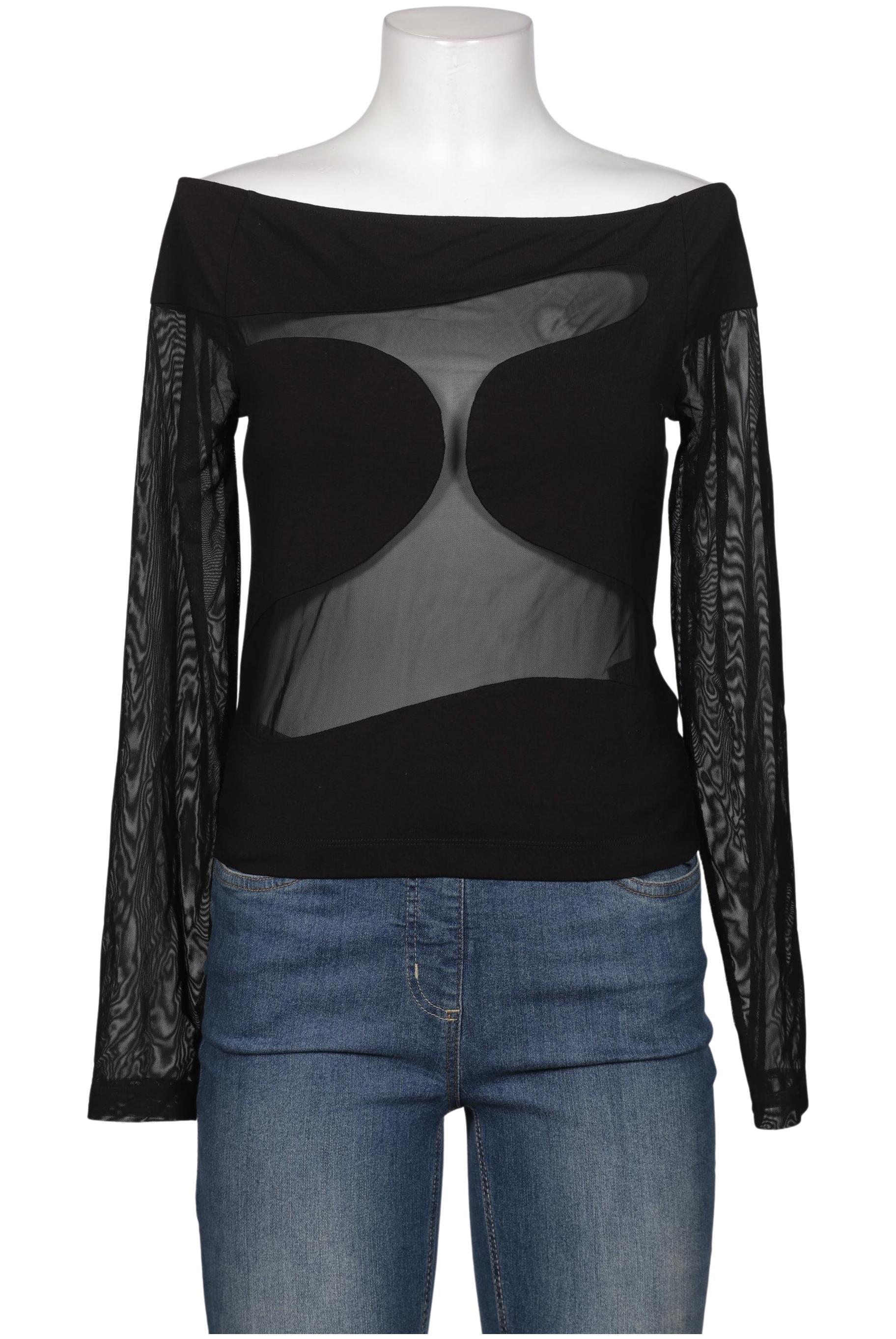 

& Other Stories Damen Langarmshirt, schwarz, Gr. 38