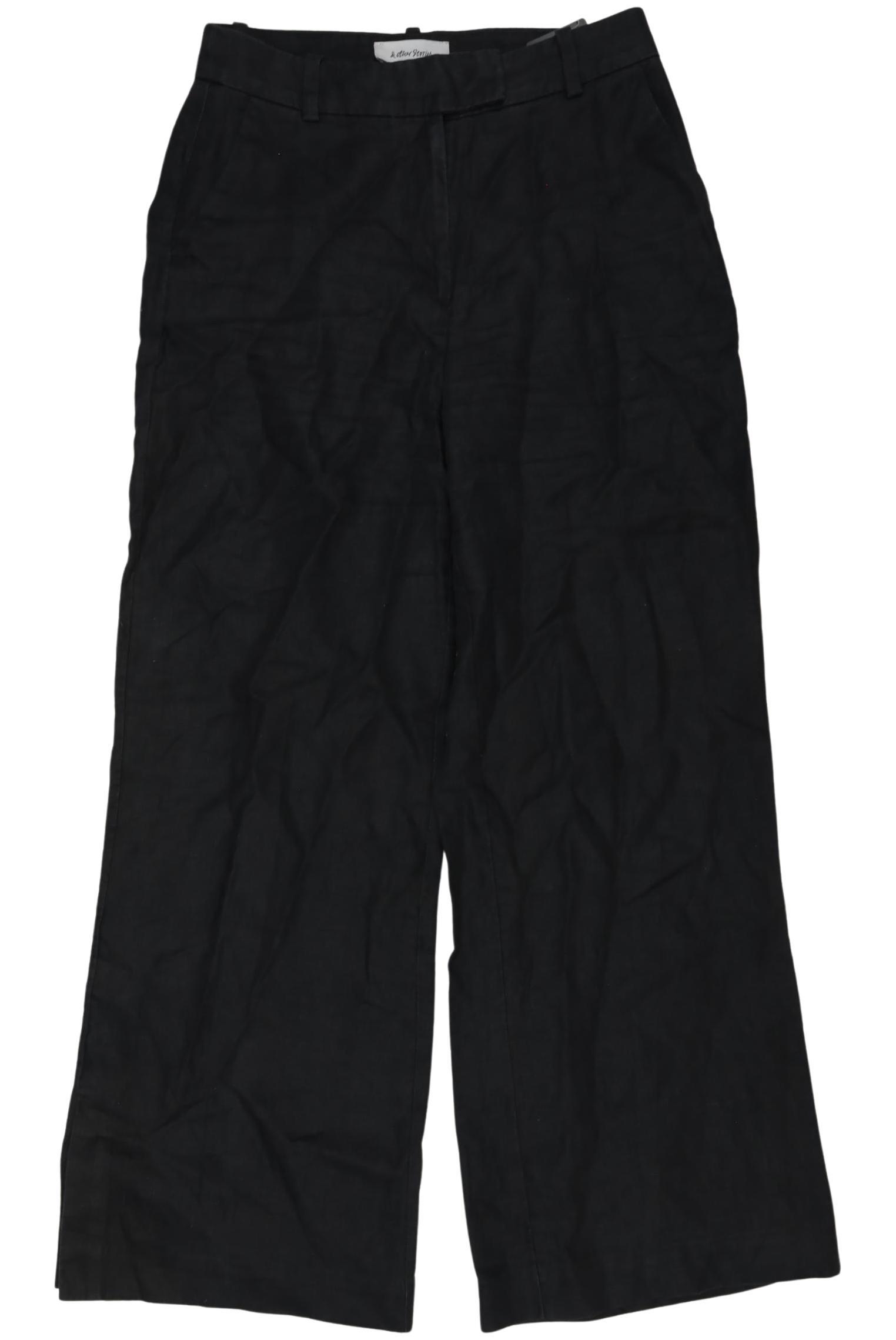 

& Other Stories Damen Stoffhose, schwarz, Gr. 34