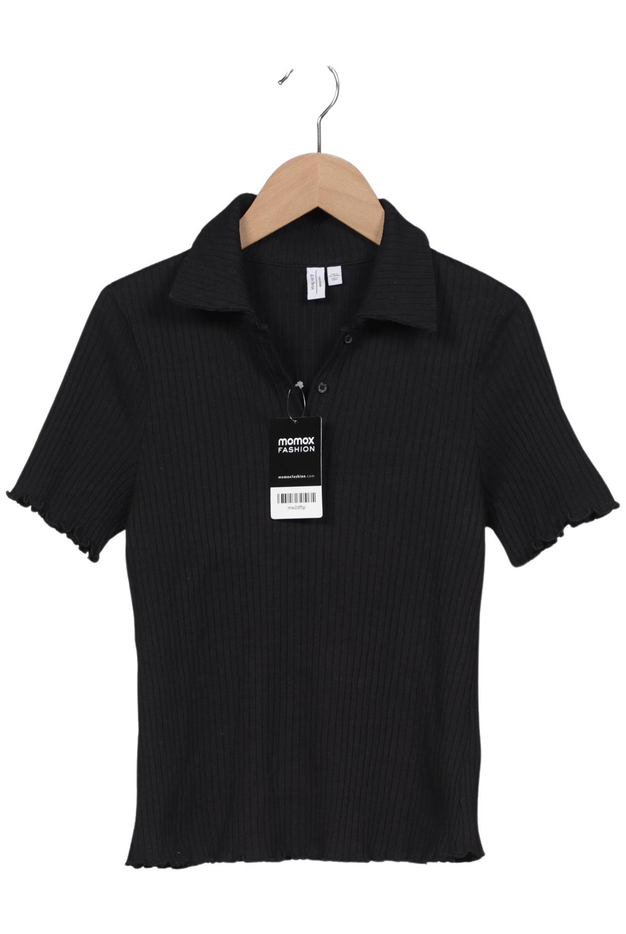 

& Other Stories Damen Poloshirt, schwarz, Gr. 36