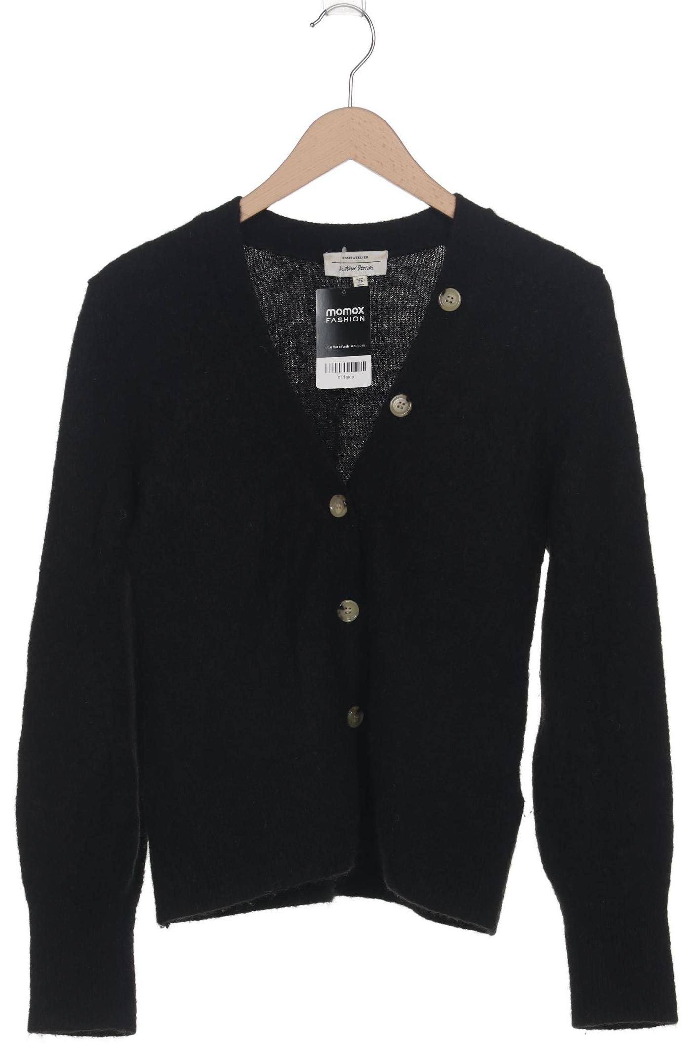 

& Other Stories Damen Strickjacke, schwarz, Gr. 38