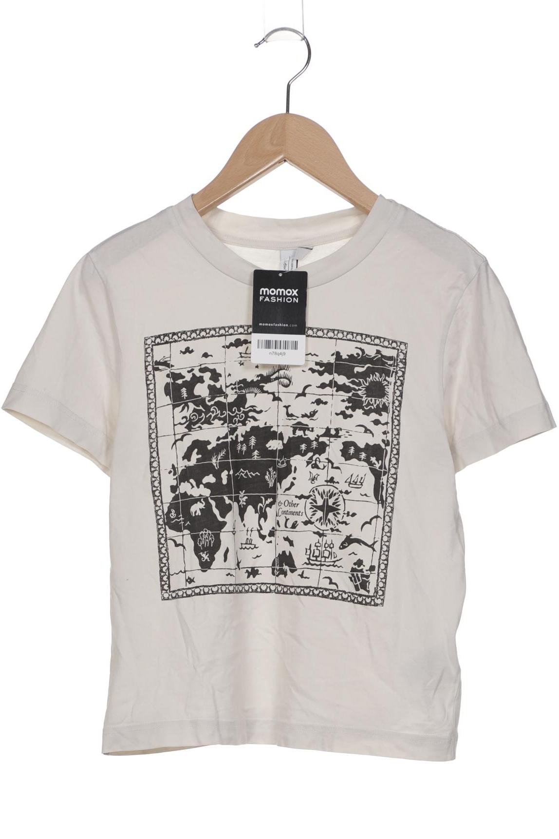 

& Other Stories Damen T-Shirt, cremeweiß, Gr. 36