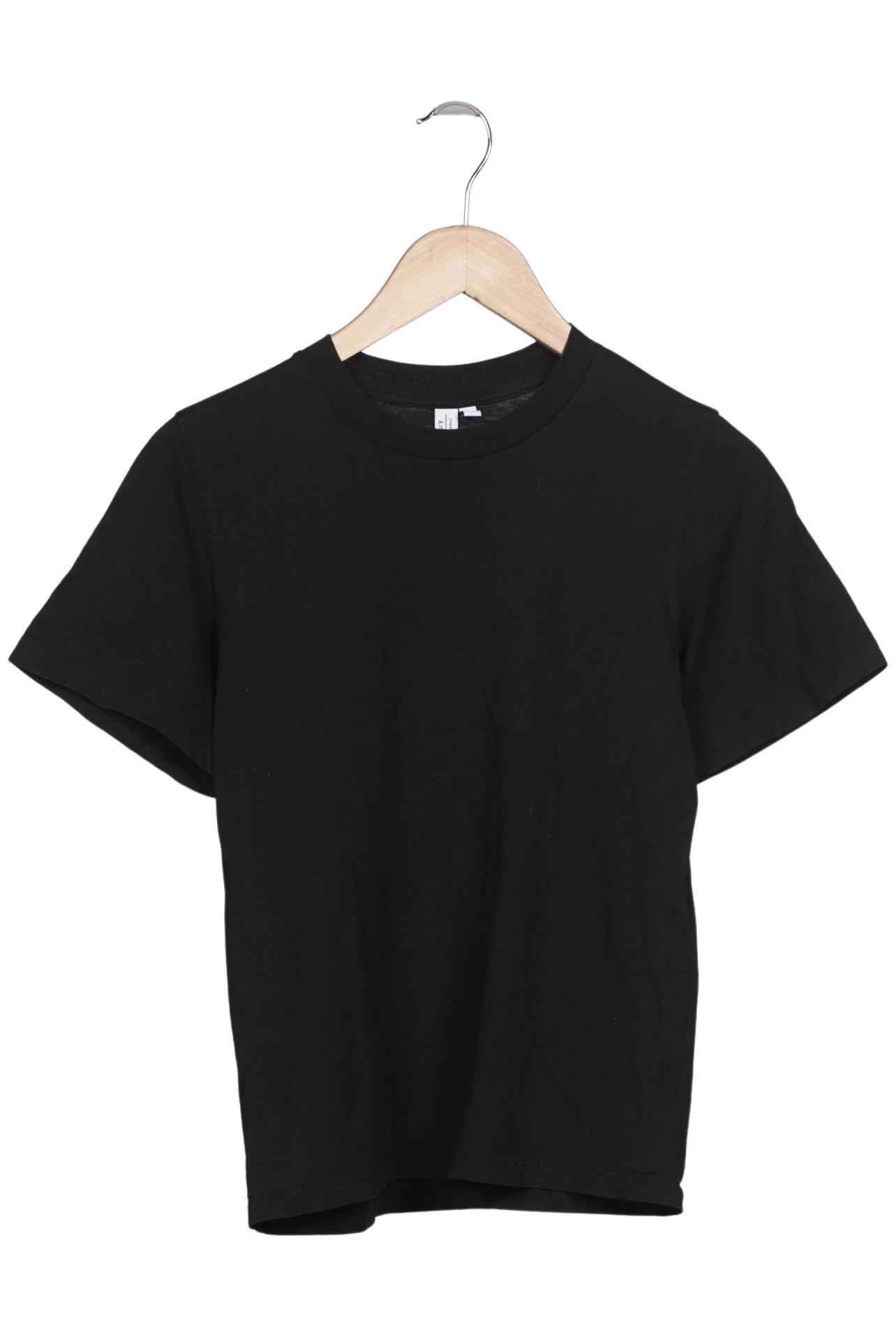 

& Other Stories Damen T-Shirt, schwarz, Gr. 34