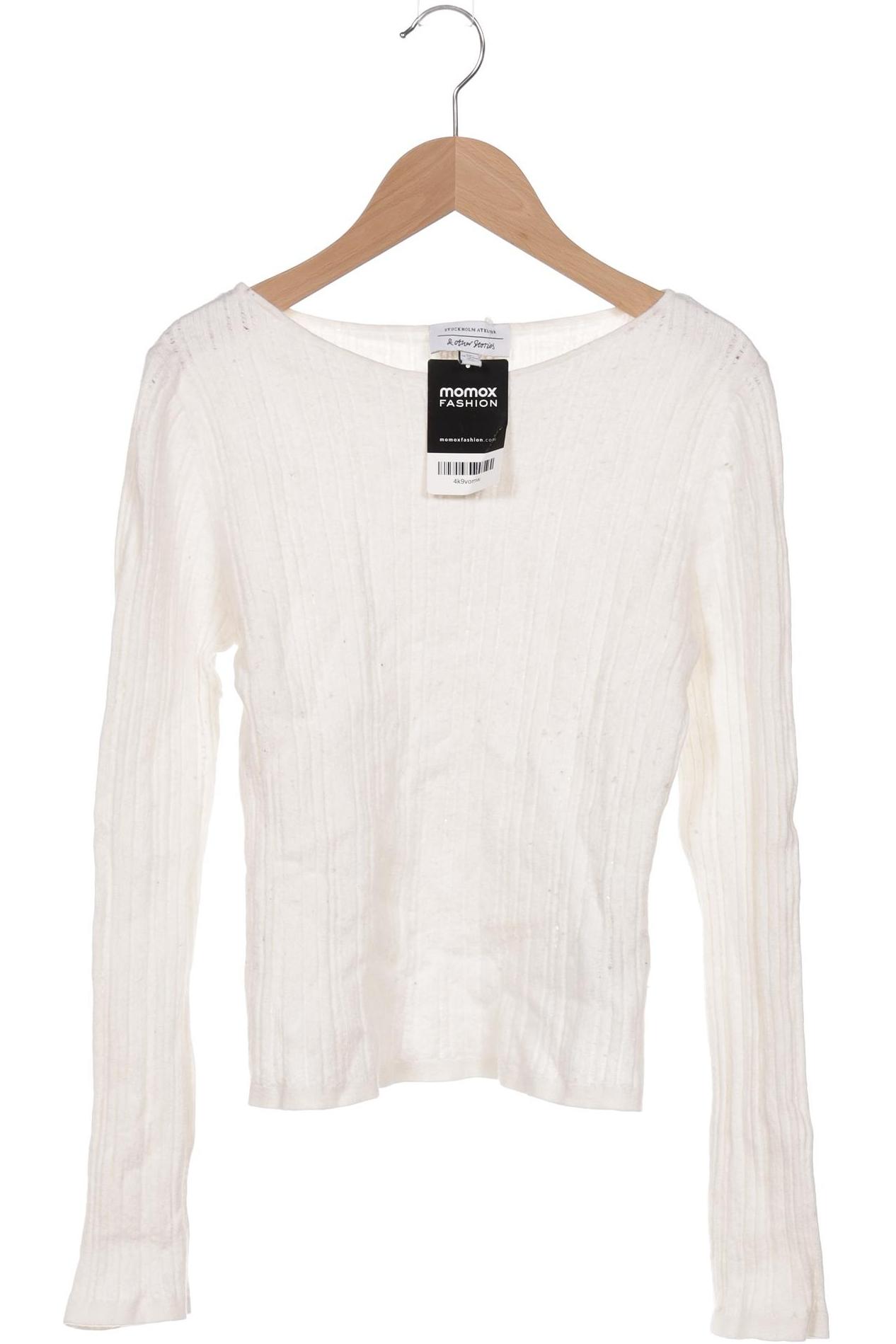 

& Other Stories Damen Langarmshirt, weiß, Gr. 42