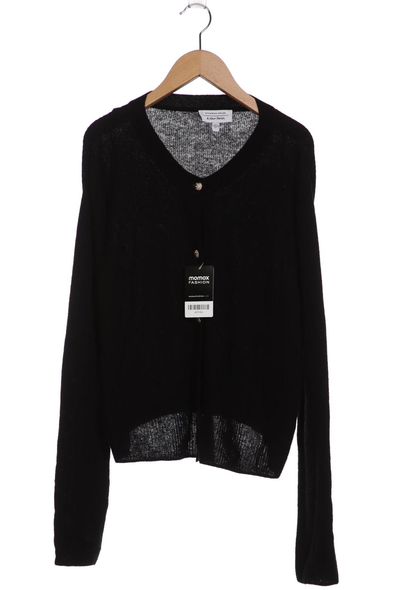 

& Other Stories Damen Strickjacke, schwarz, Gr. 42
