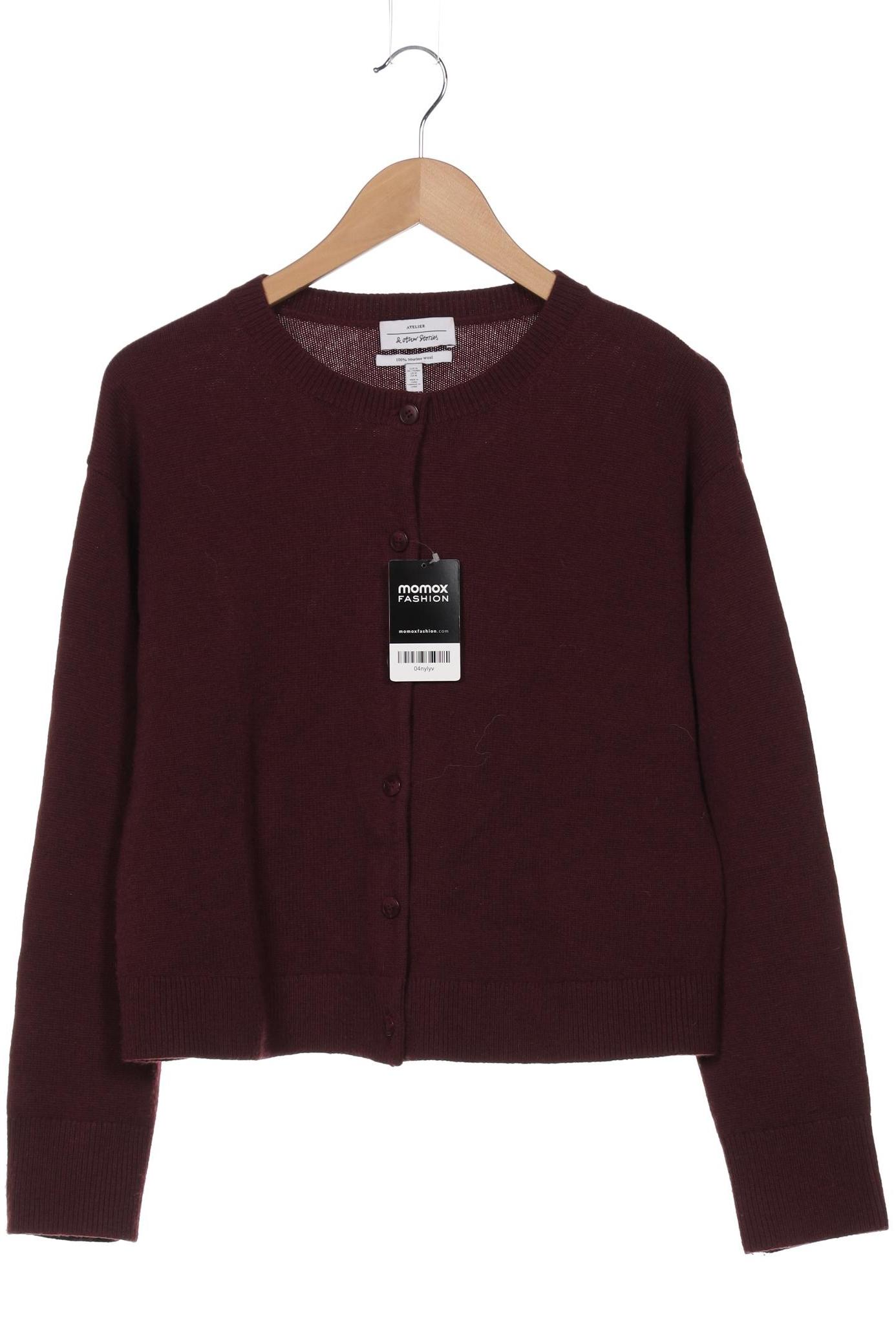 

& Other Stories Damen Strickjacke, bordeaux, Gr. 38