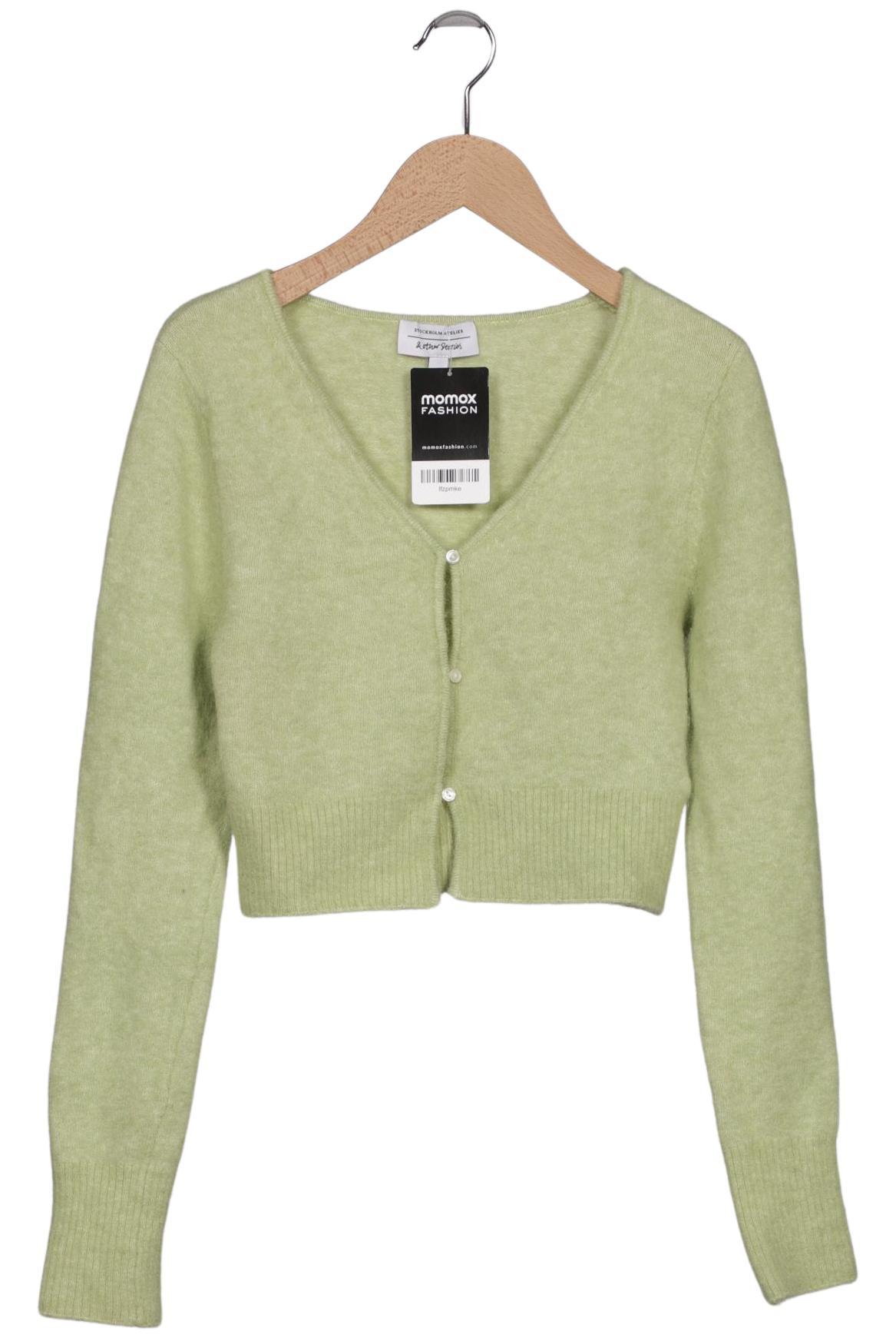 

& Other Stories Damen Strickjacke, hellgrün, Gr. 36