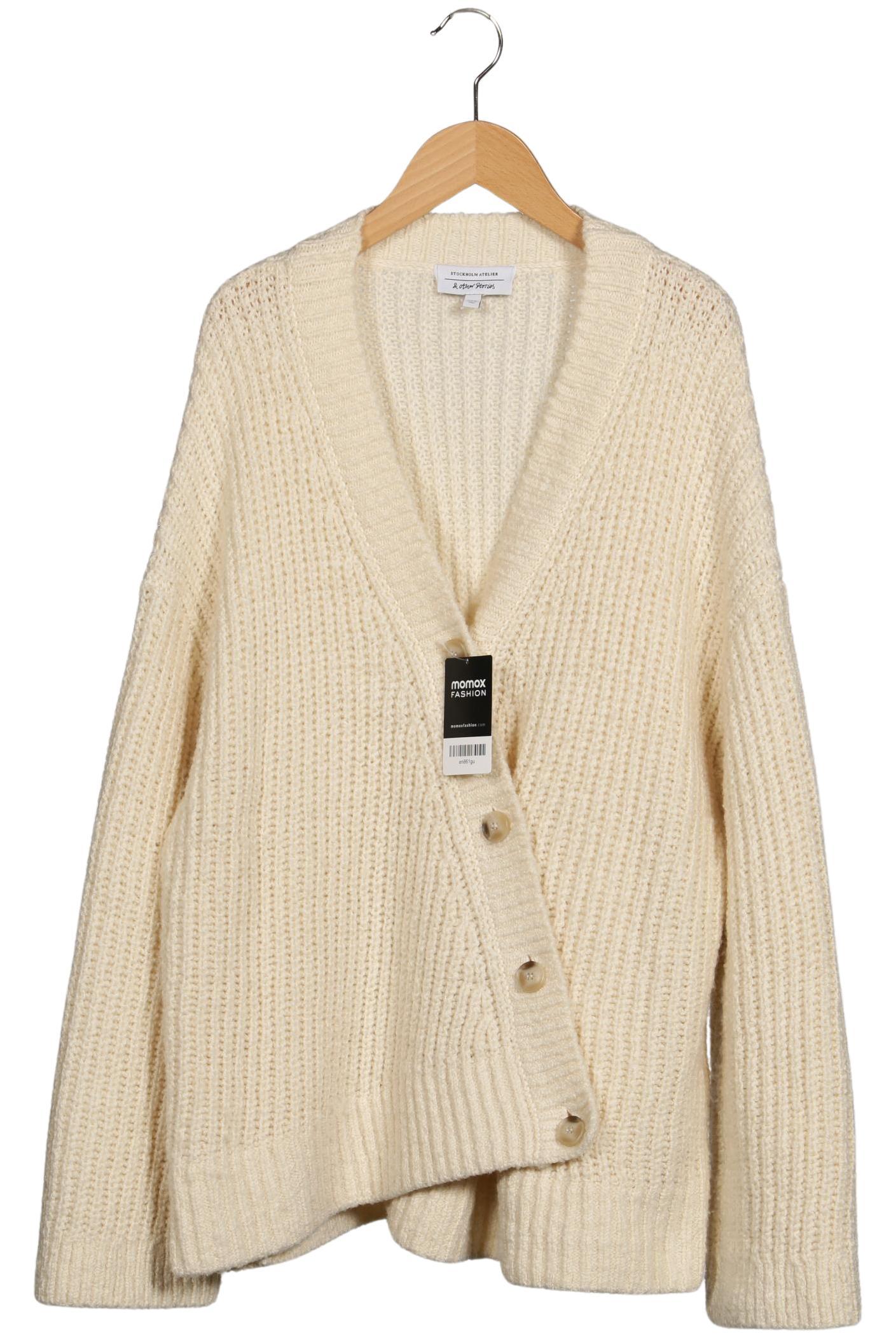 

& Other Stories Damen Strickjacke, cremeweiß, Gr. 38