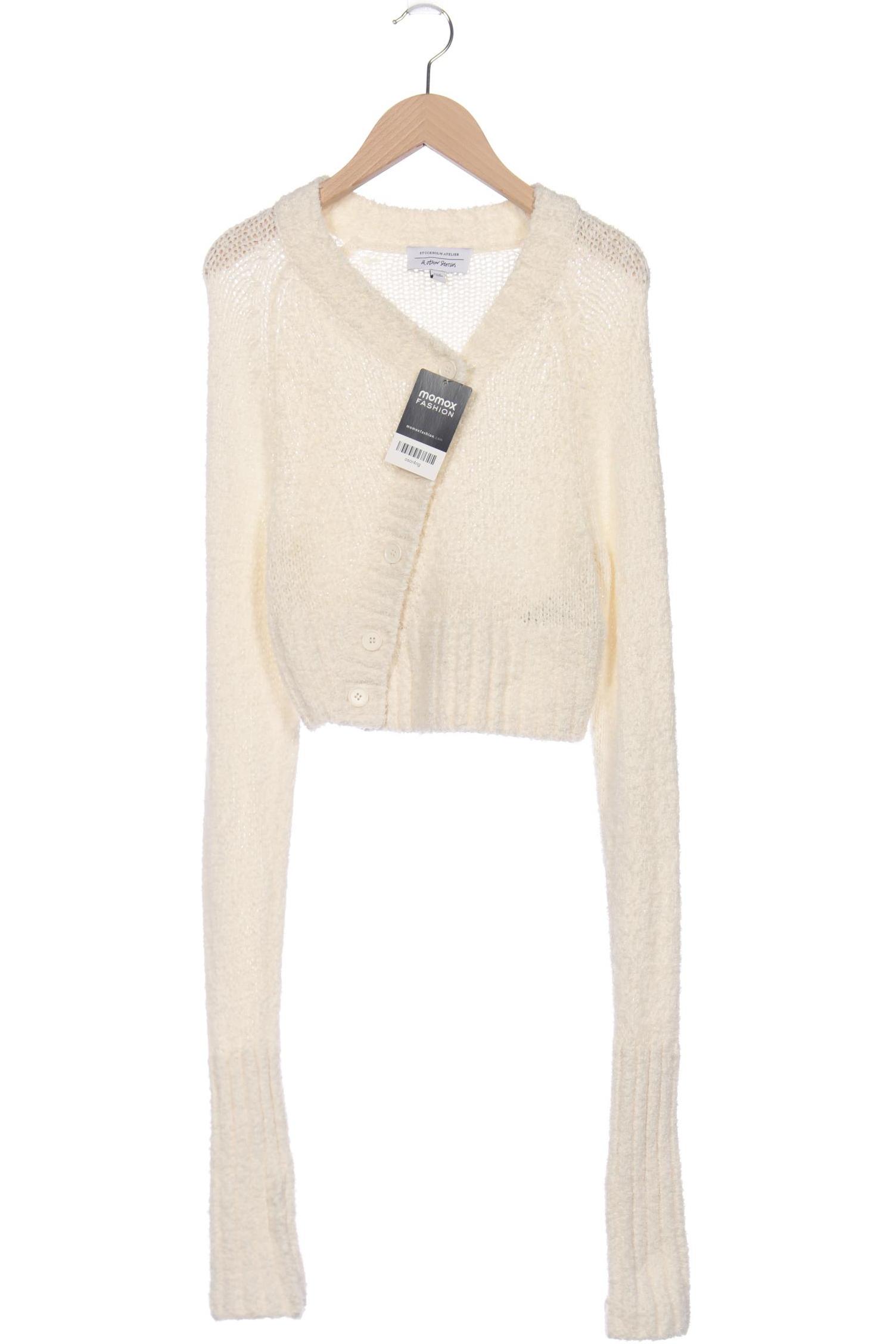 

& Other Stories Damen Strickjacke, cremeweiß, Gr. 34
