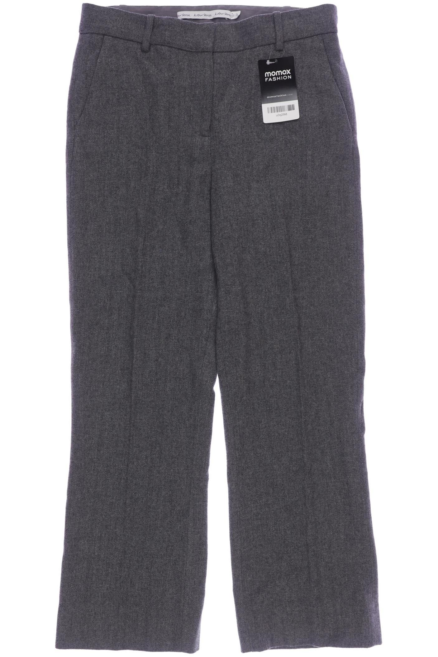 

& Other Stories Damen Stoffhose, grau, Gr. 34
