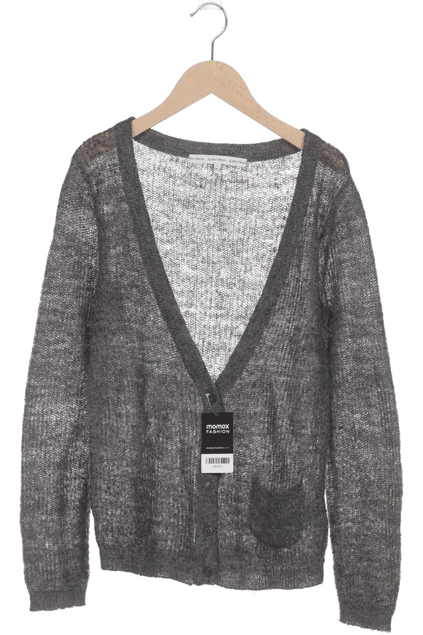 

& Other Stories Damen Strickjacke, grau, Gr. 36