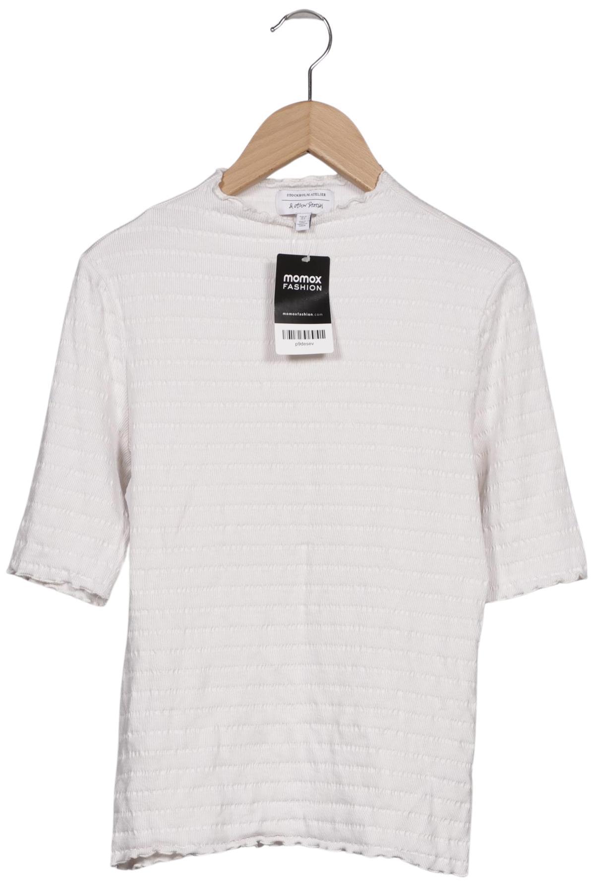 

& Other Stories Damen T-Shirt, cremeweiß, Gr. 40