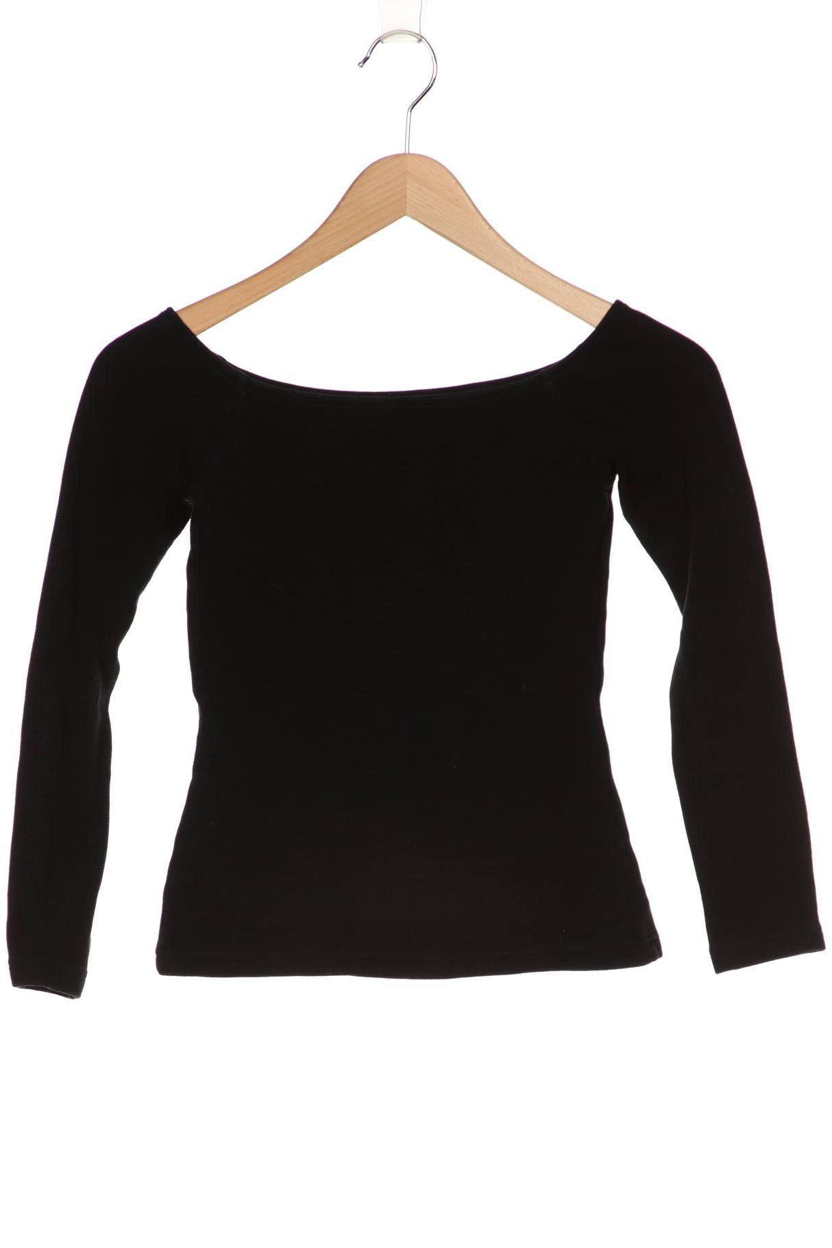 

& Other Stories Damen Langarmshirt, schwarz, Gr. 36