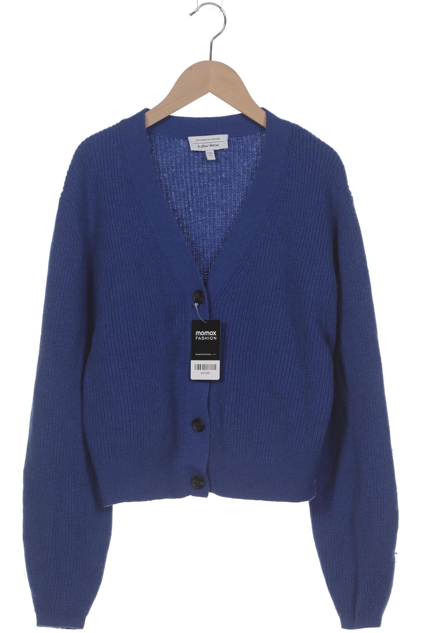 

& Other Stories Damen Strickjacke, blau, Gr. 34