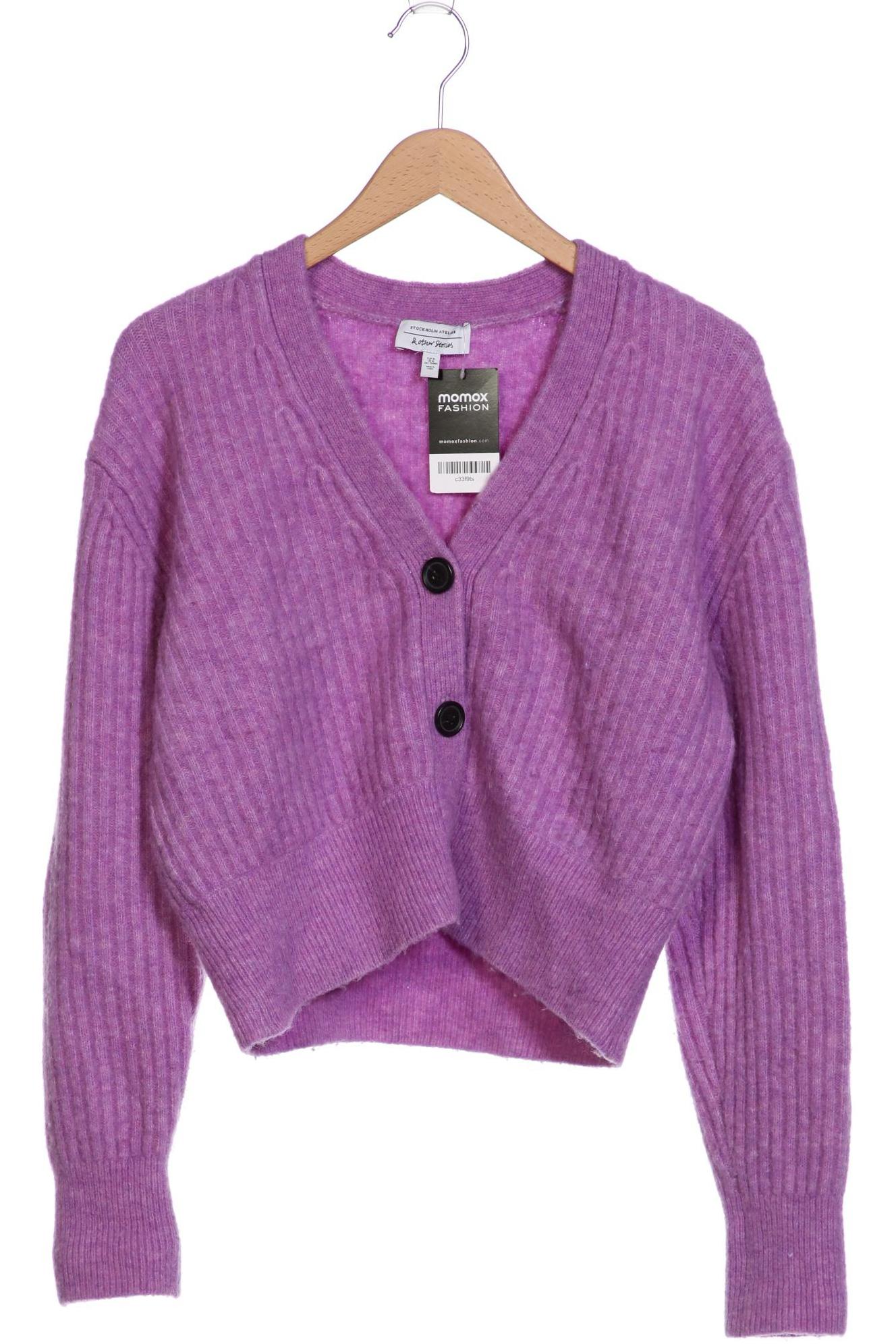 

& Other Stories Damen Strickjacke, flieder, Gr. 38