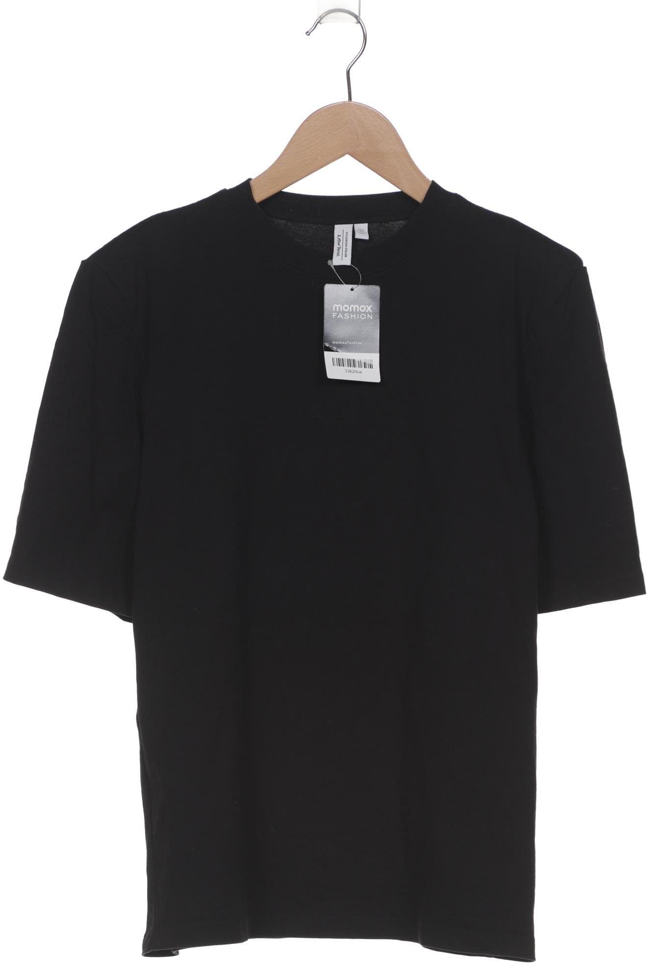 

& Other Stories Damen T-Shirt, schwarz, Gr. 38