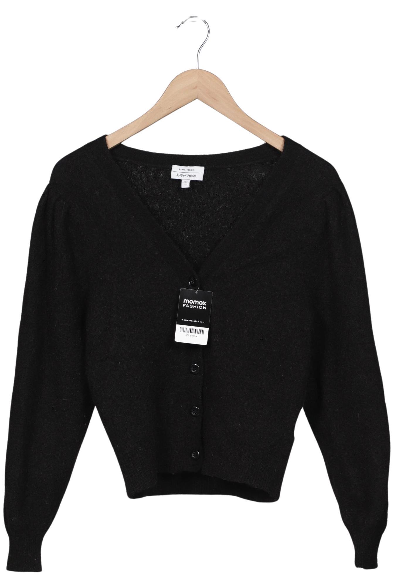 

& Other Stories Damen Strickjacke, schwarz, Gr. 36