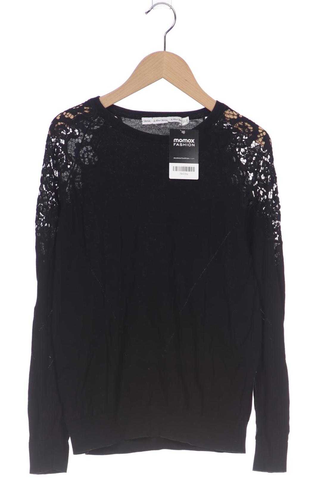 

& Other Stories Damen Langarmshirt, schwarz, Gr. 36