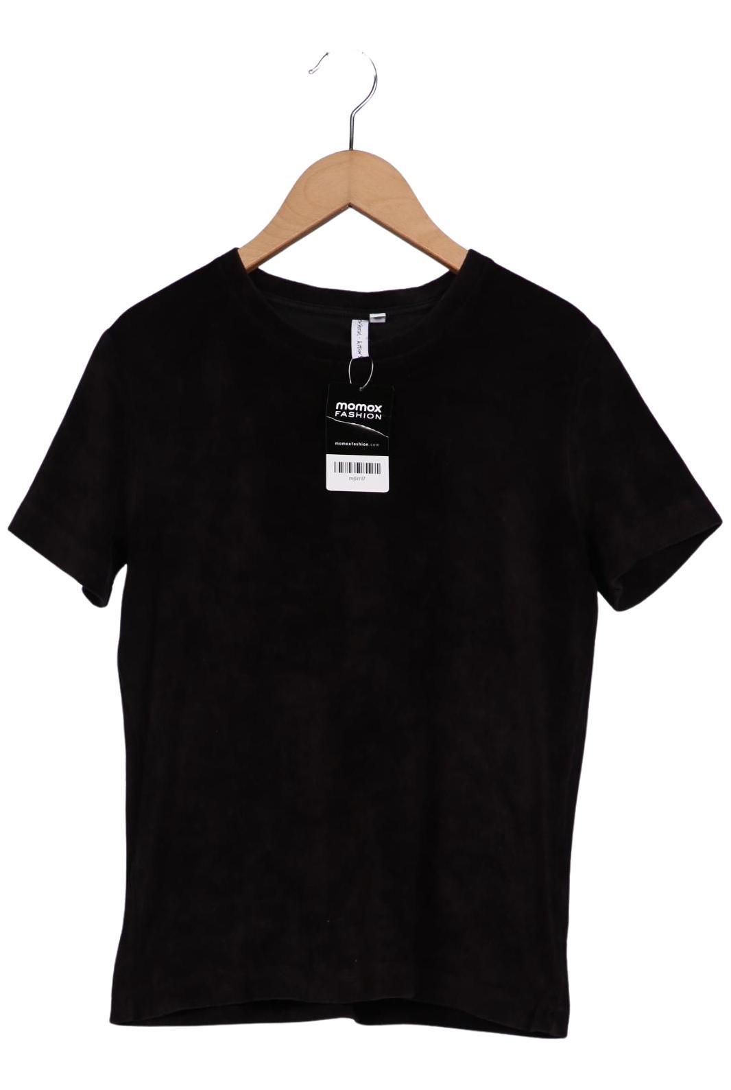

& Other Stories Damen T-Shirt, schwarz, Gr. 38