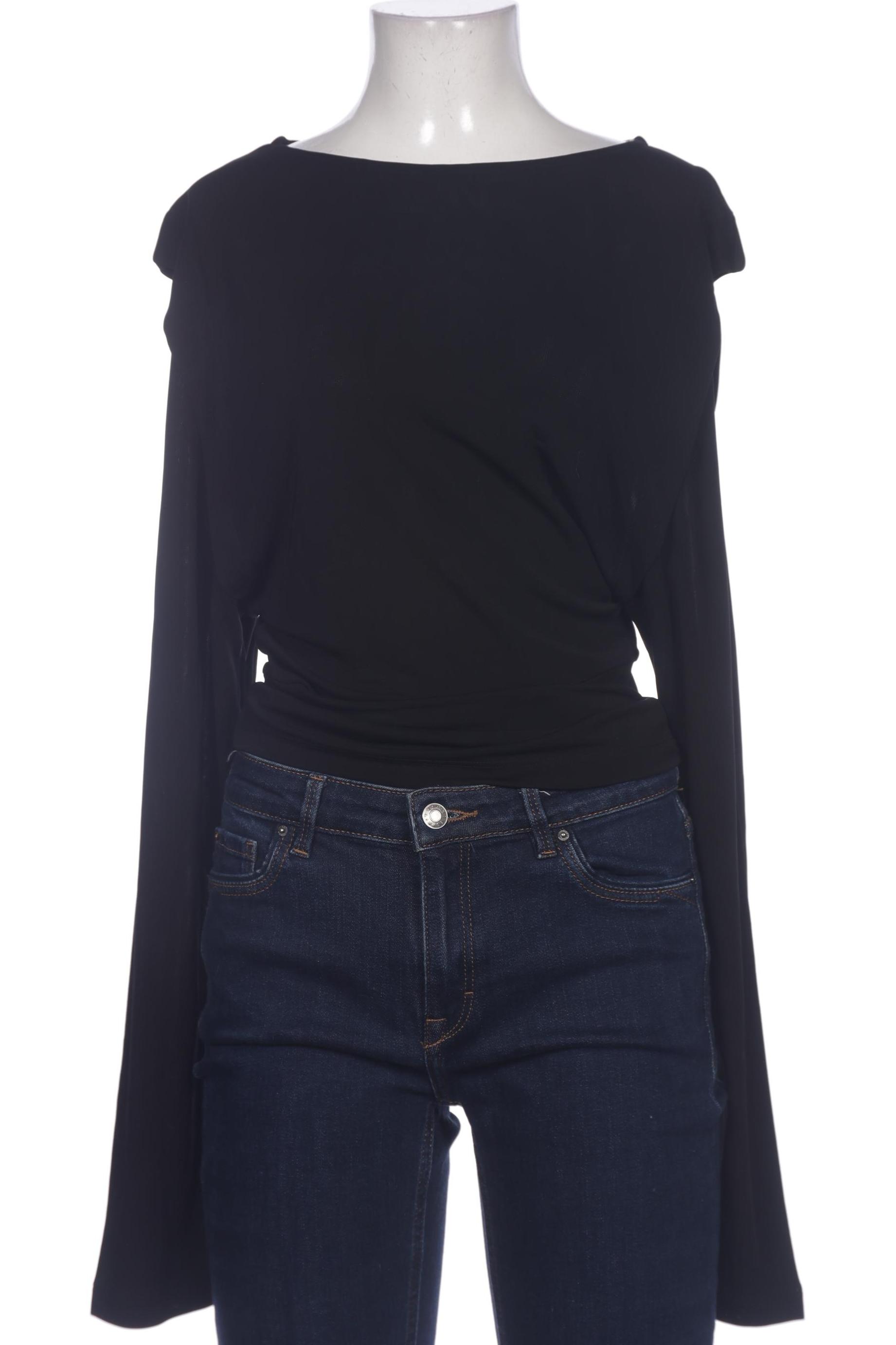 

& Other Stories Damen Langarmshirt, schwarz, Gr. 36