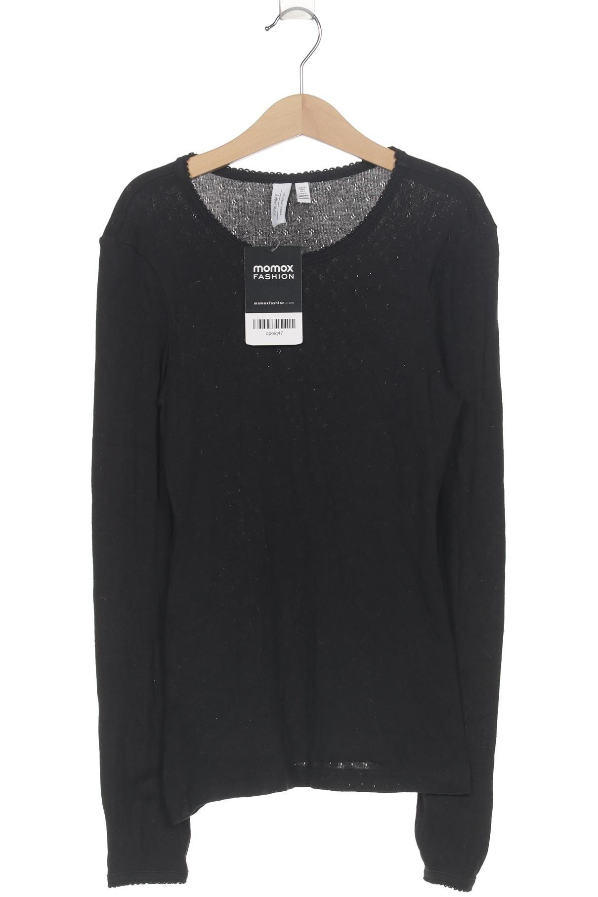 

& Other Stories Damen Langarmshirt, schwarz, Gr. 34